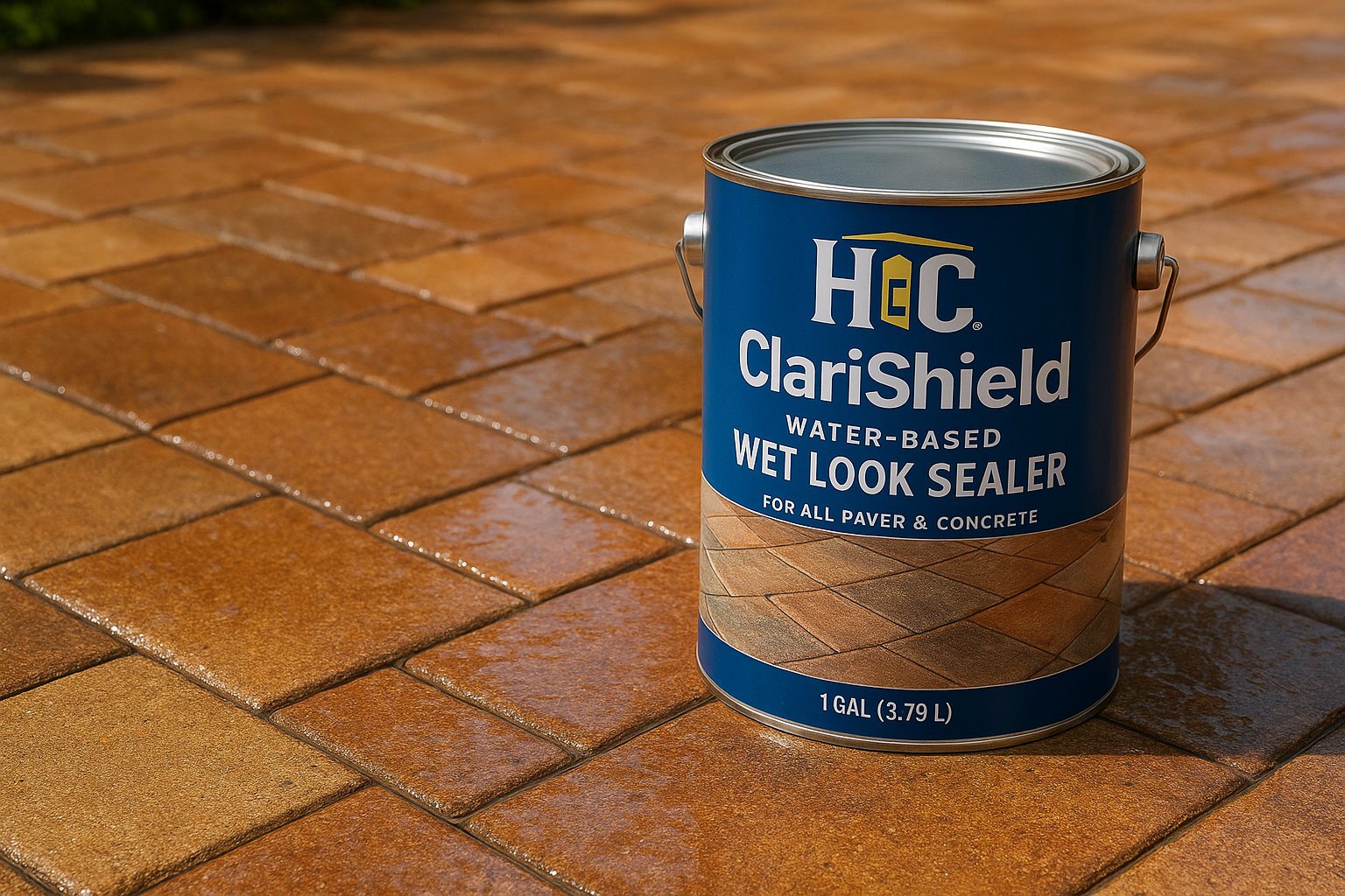 4. H&C ClariShield Water-Based Wet Look Sealer