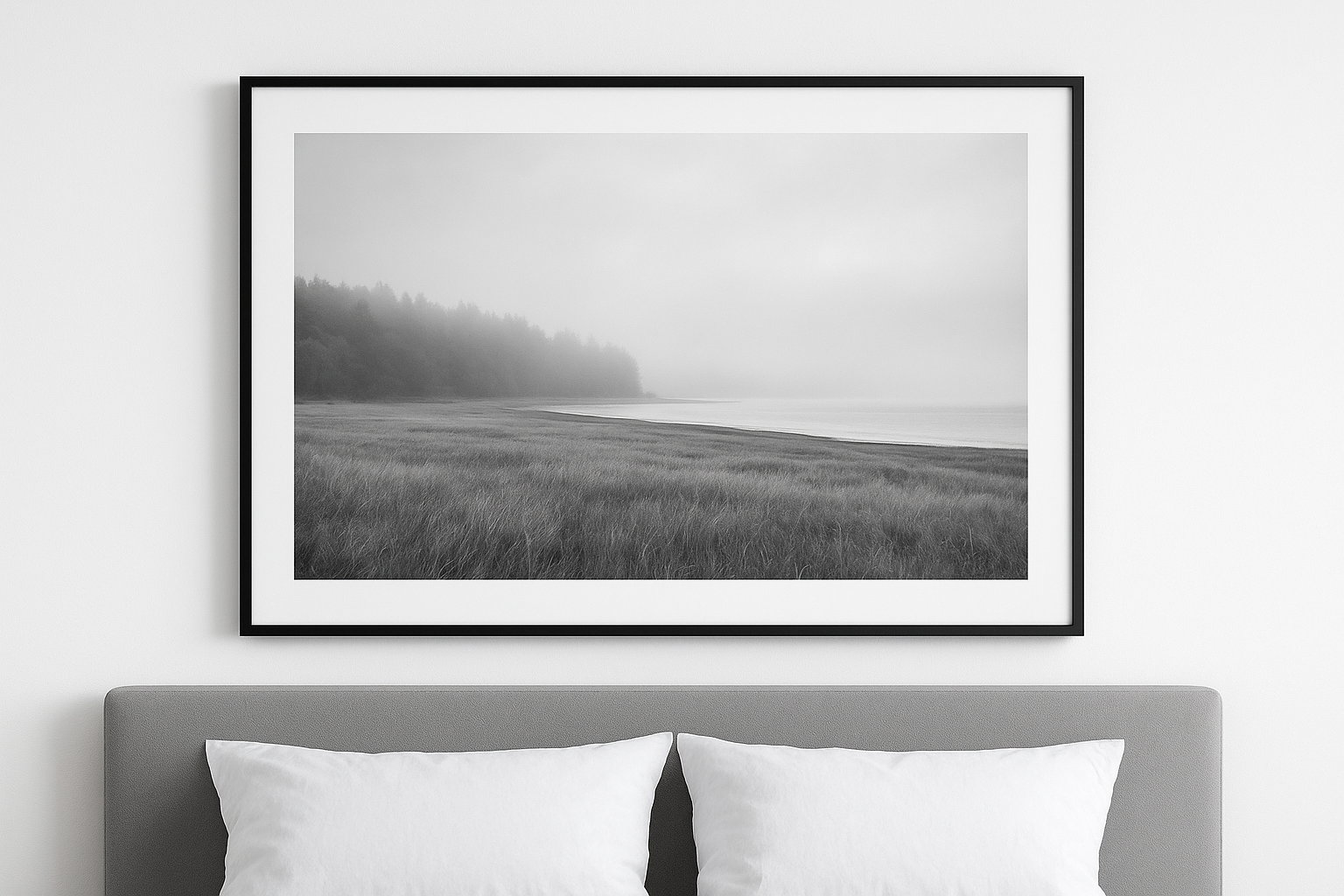 4. Soft, Airy Black and White Landscapes