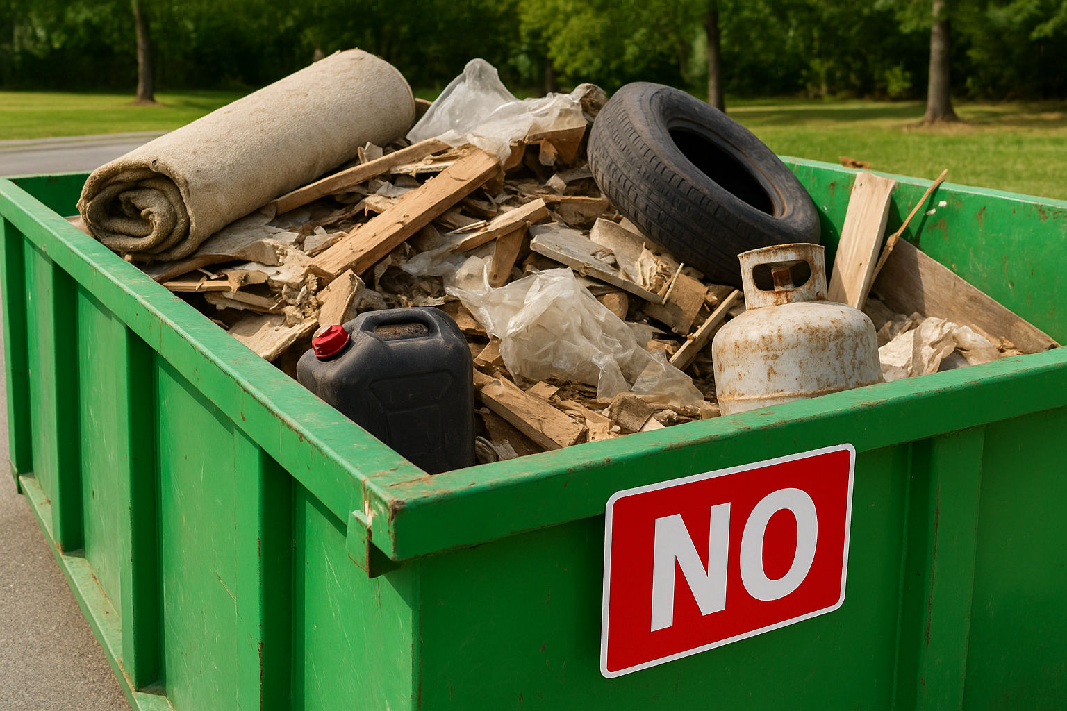 What you cannot throw in