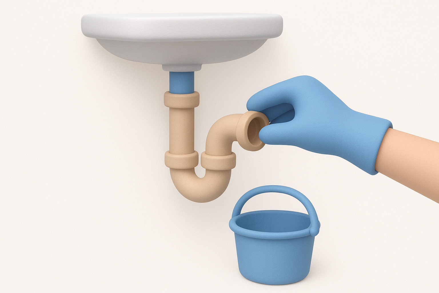 How to remove and clean the P-trap