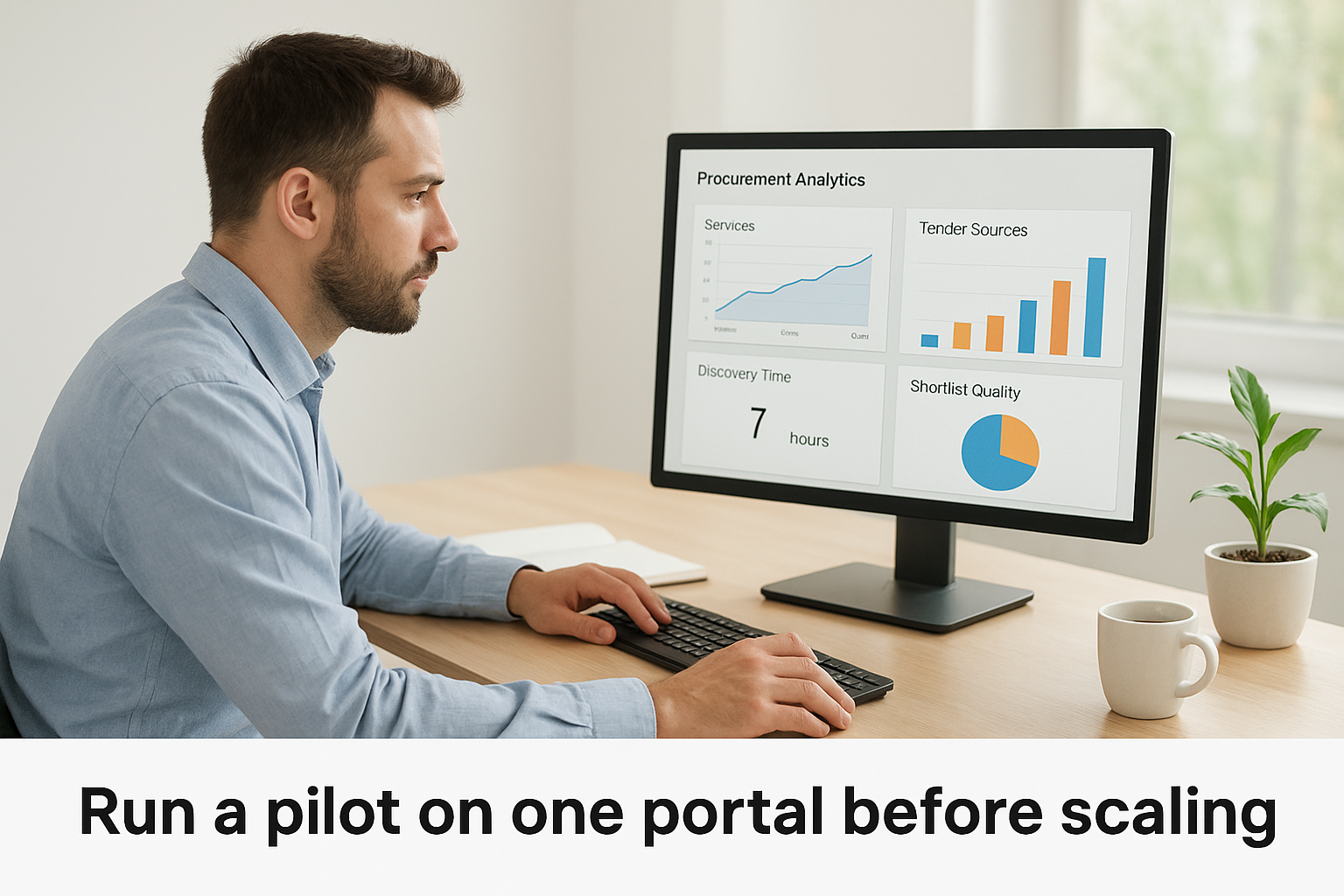 Run a pilot on one portal before scaling
