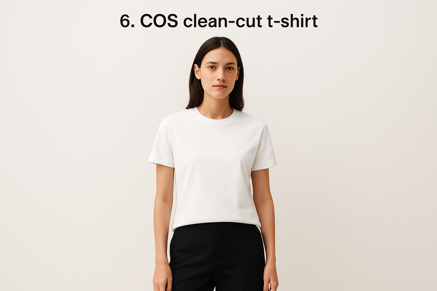 6. COS clean-cut t-shirt