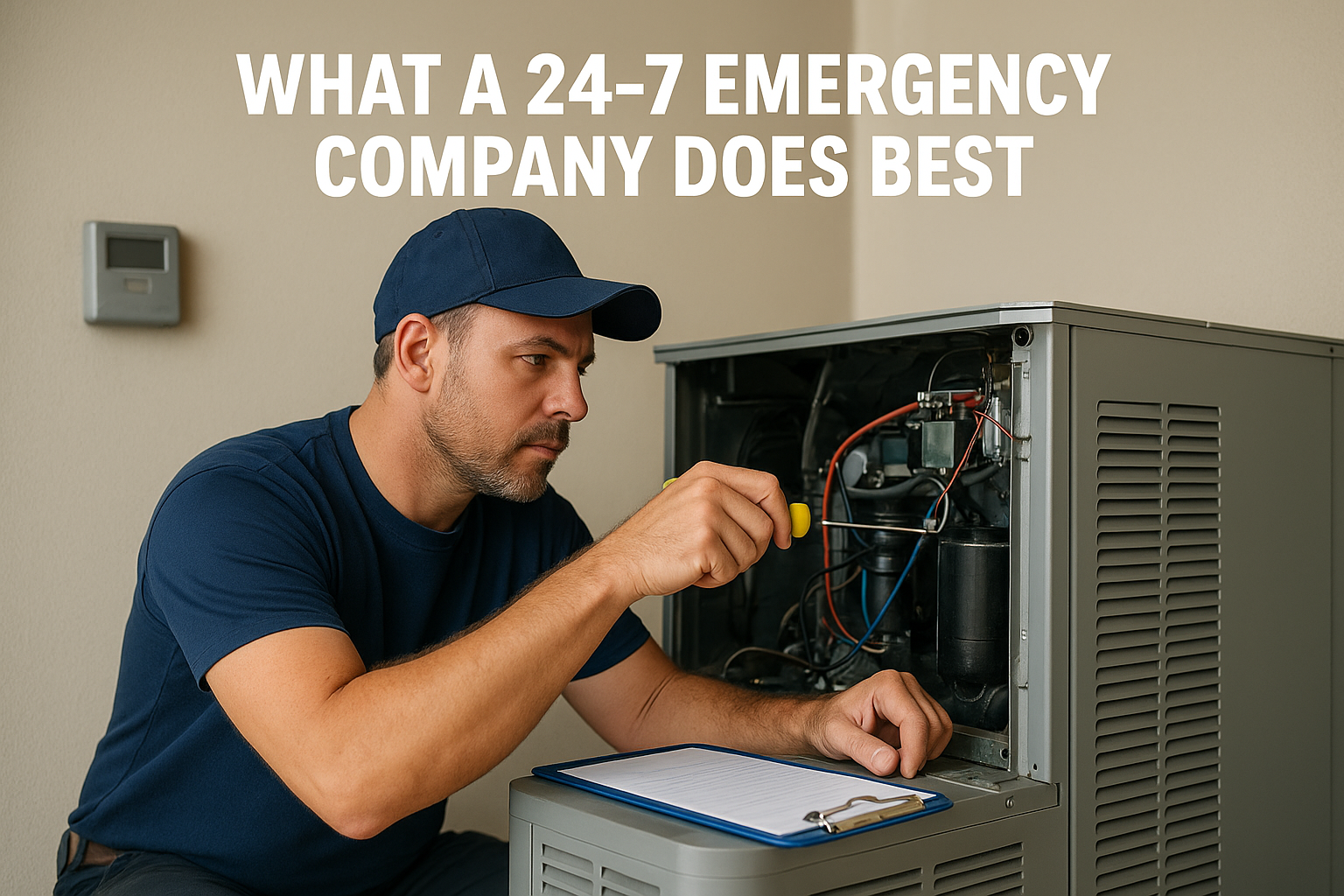 What a 24-7 emergency company does best