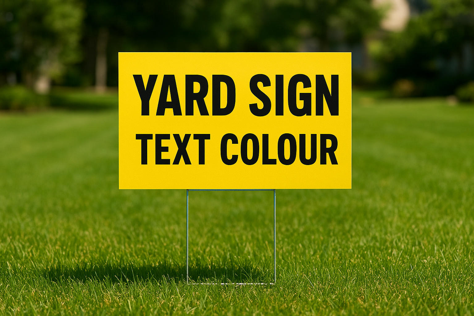 Pick a colour pair that works at distance