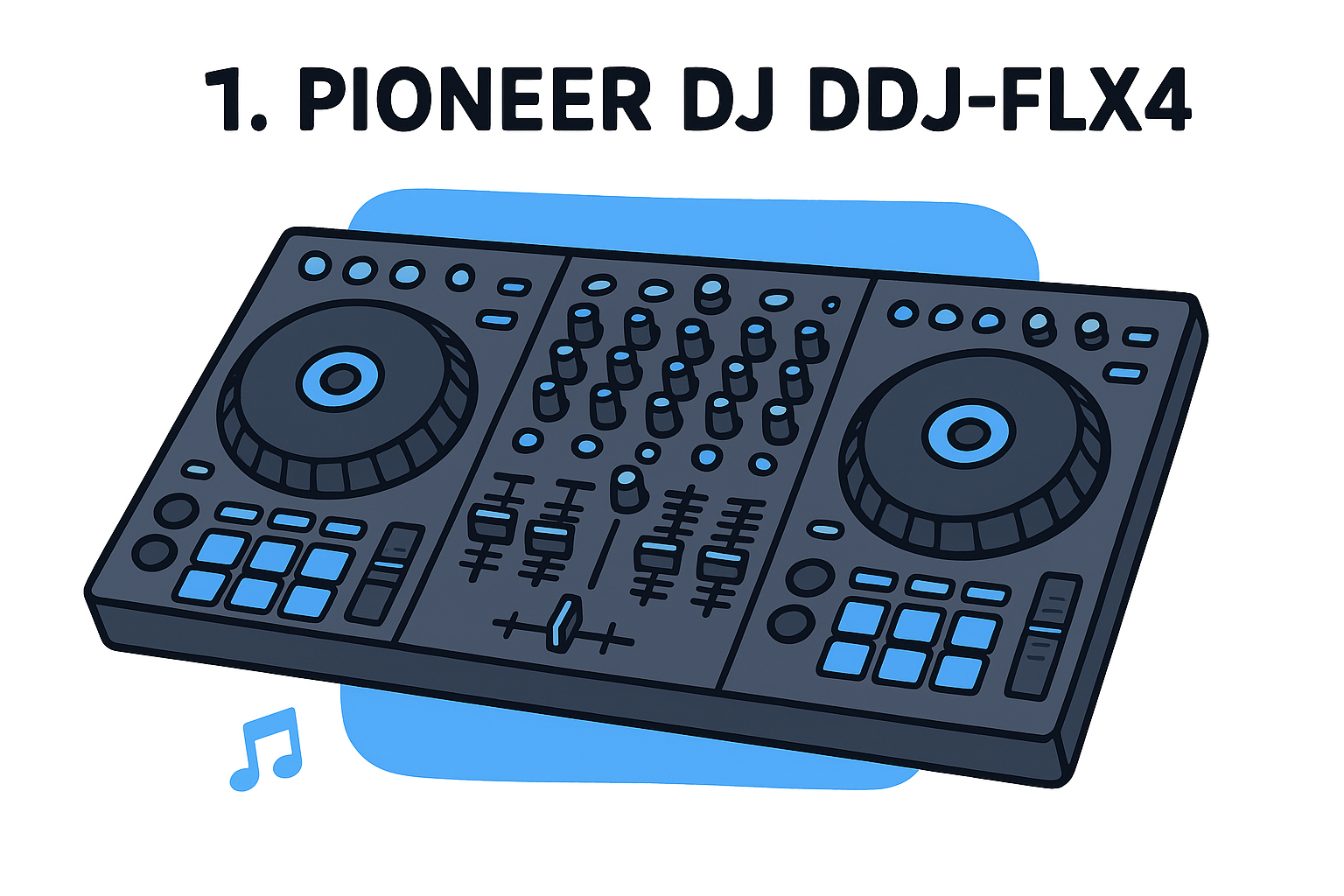 1. Pioneer DJ DDJ-FLX4