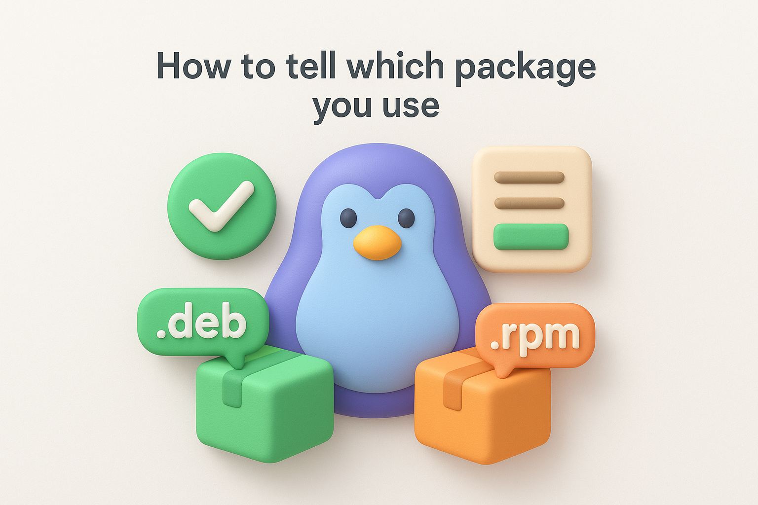 How to tell which package you use
