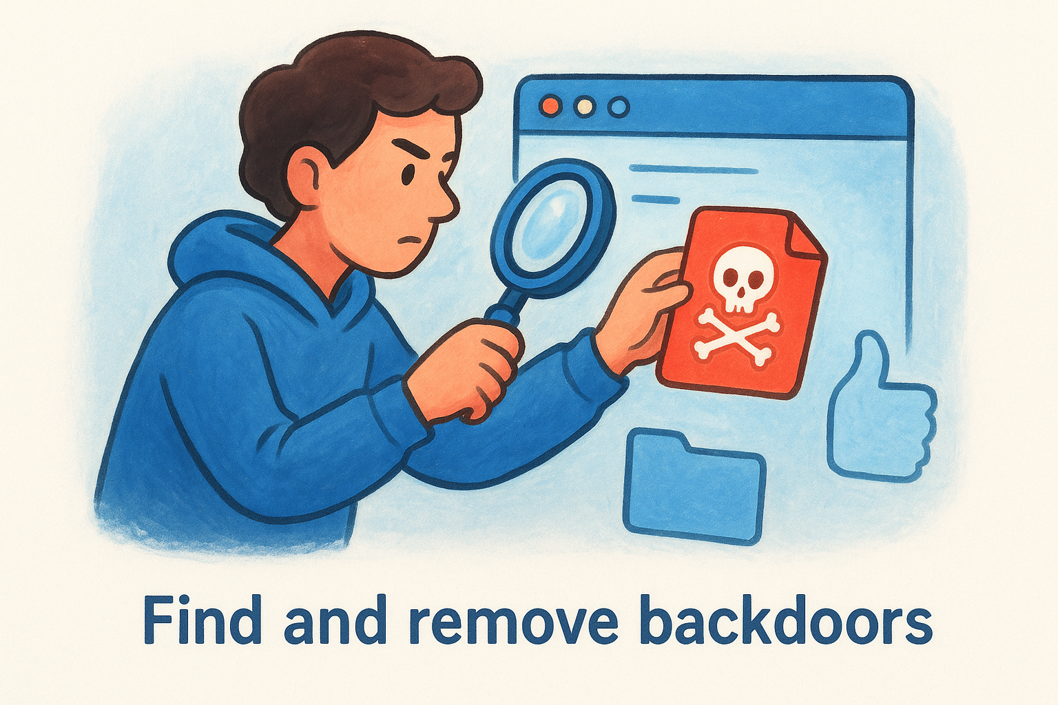 Find and remove backdoors