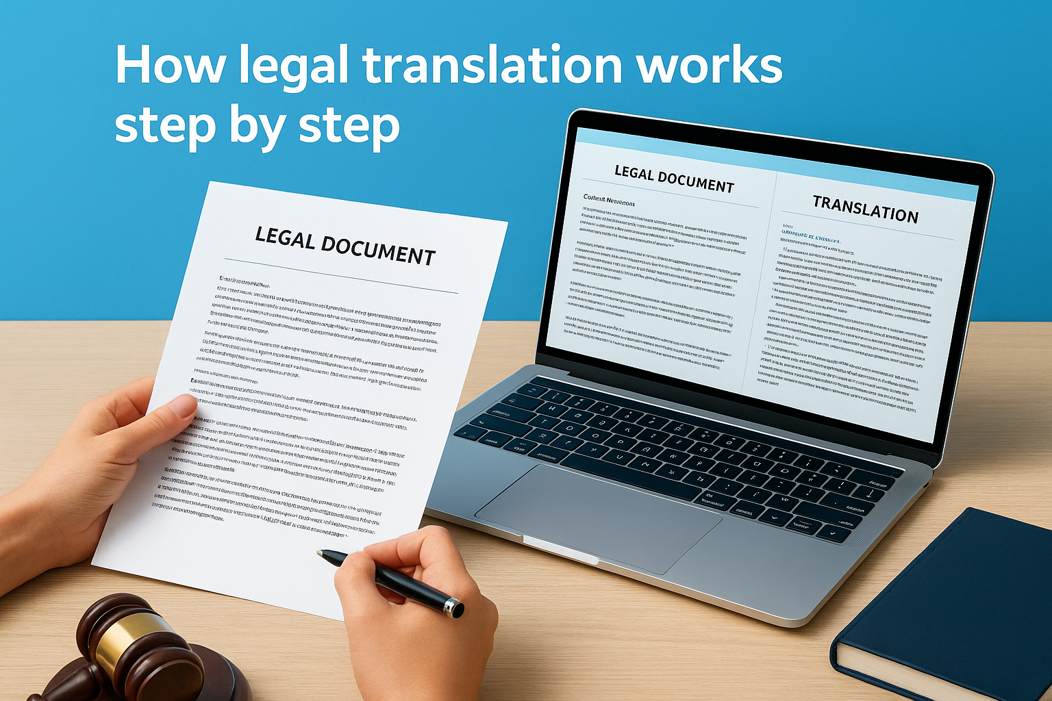 How legal translation works step by step