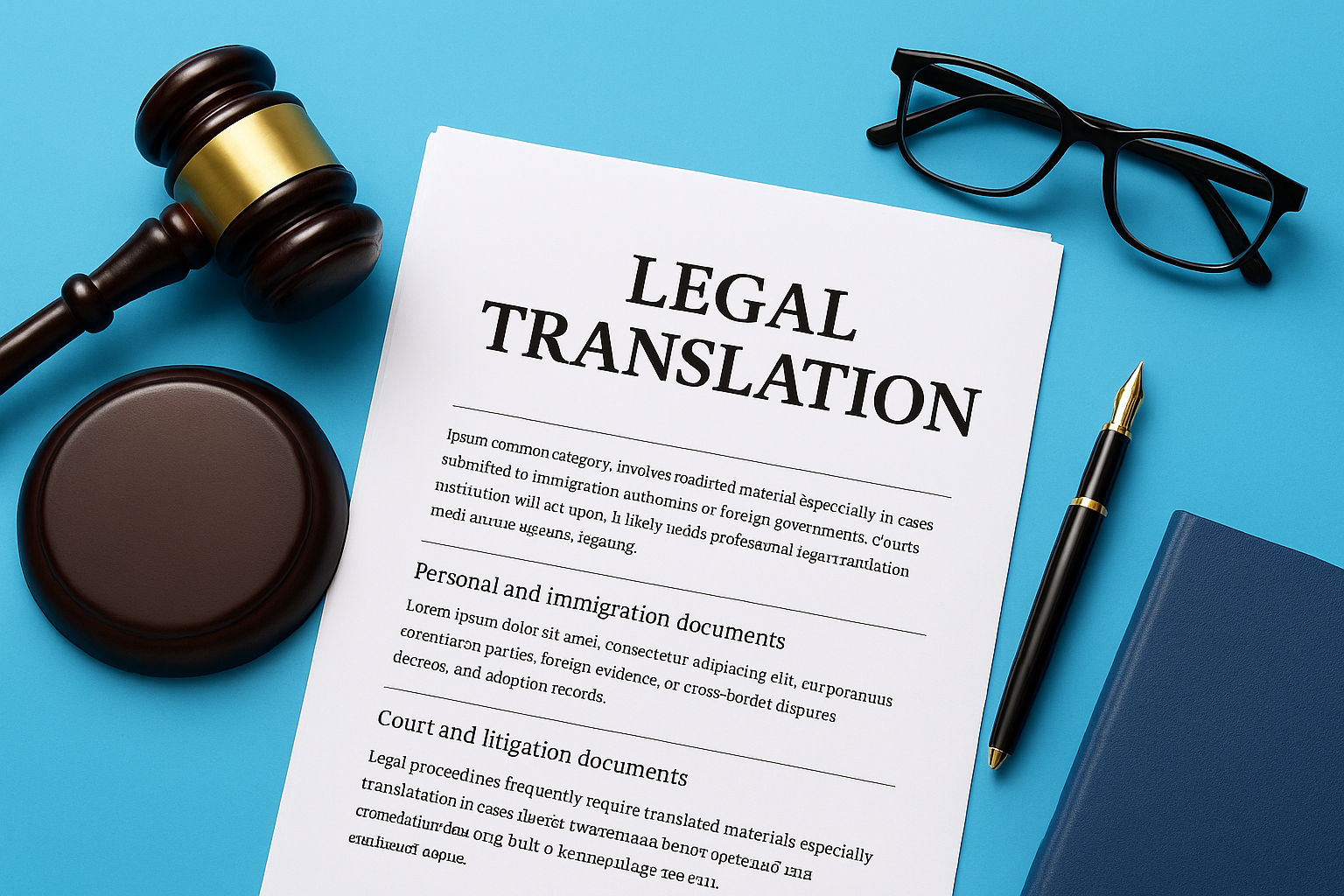 What documents usually need legal translation
