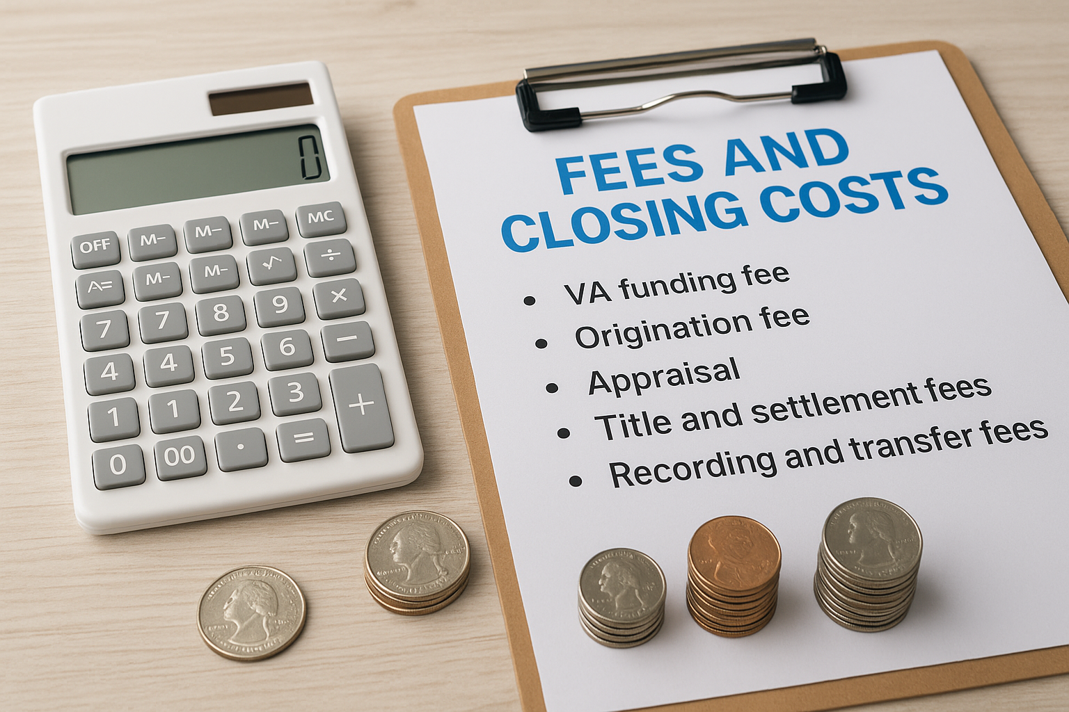 Fees and closing costs to budget for
