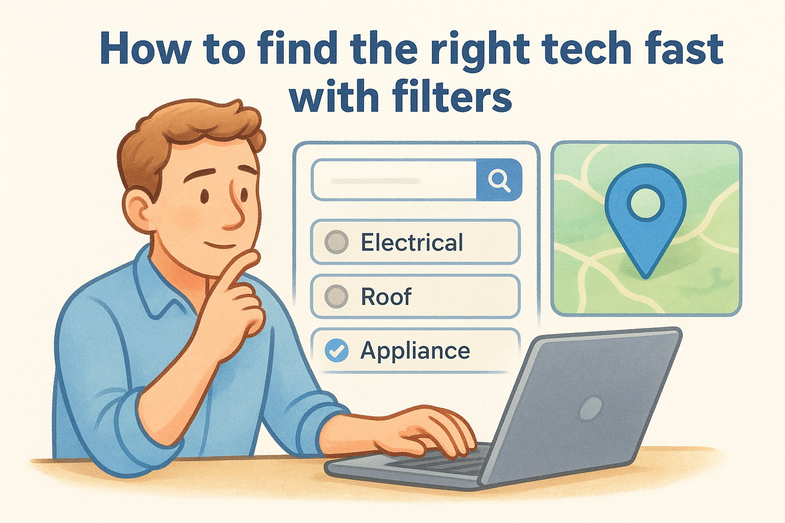 How to find the right tech fast with filters