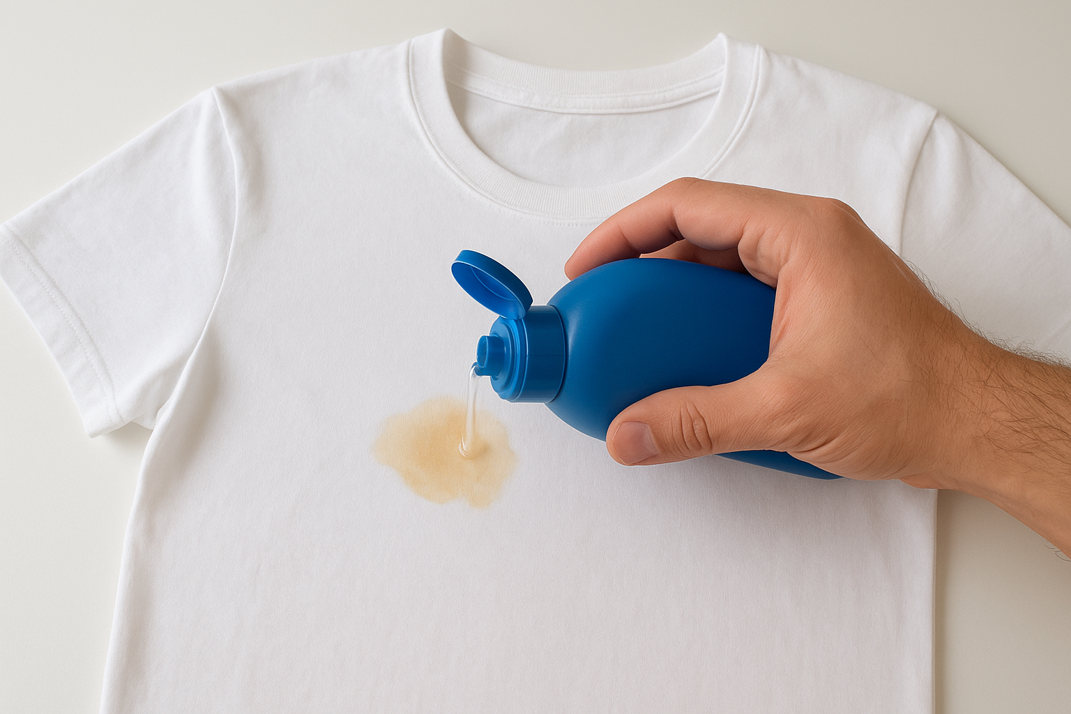 Pre-treat stains before loading