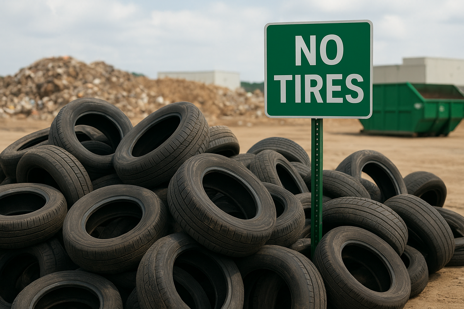 Why landfills will not take tires