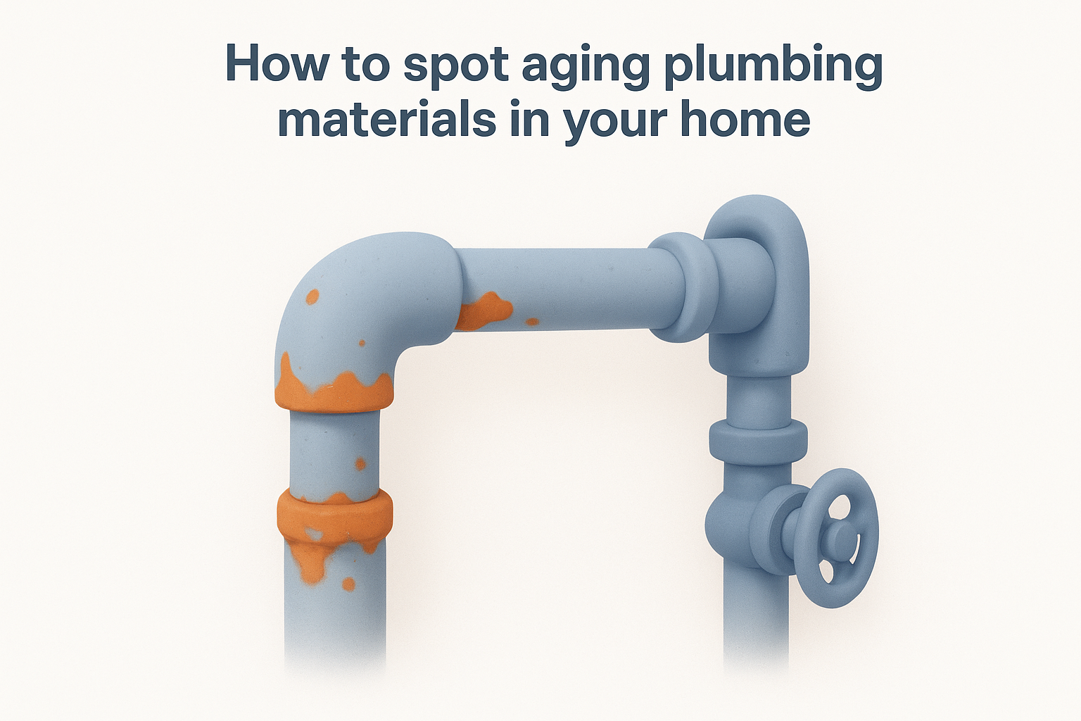 How to spot aging plumbing materials in your home