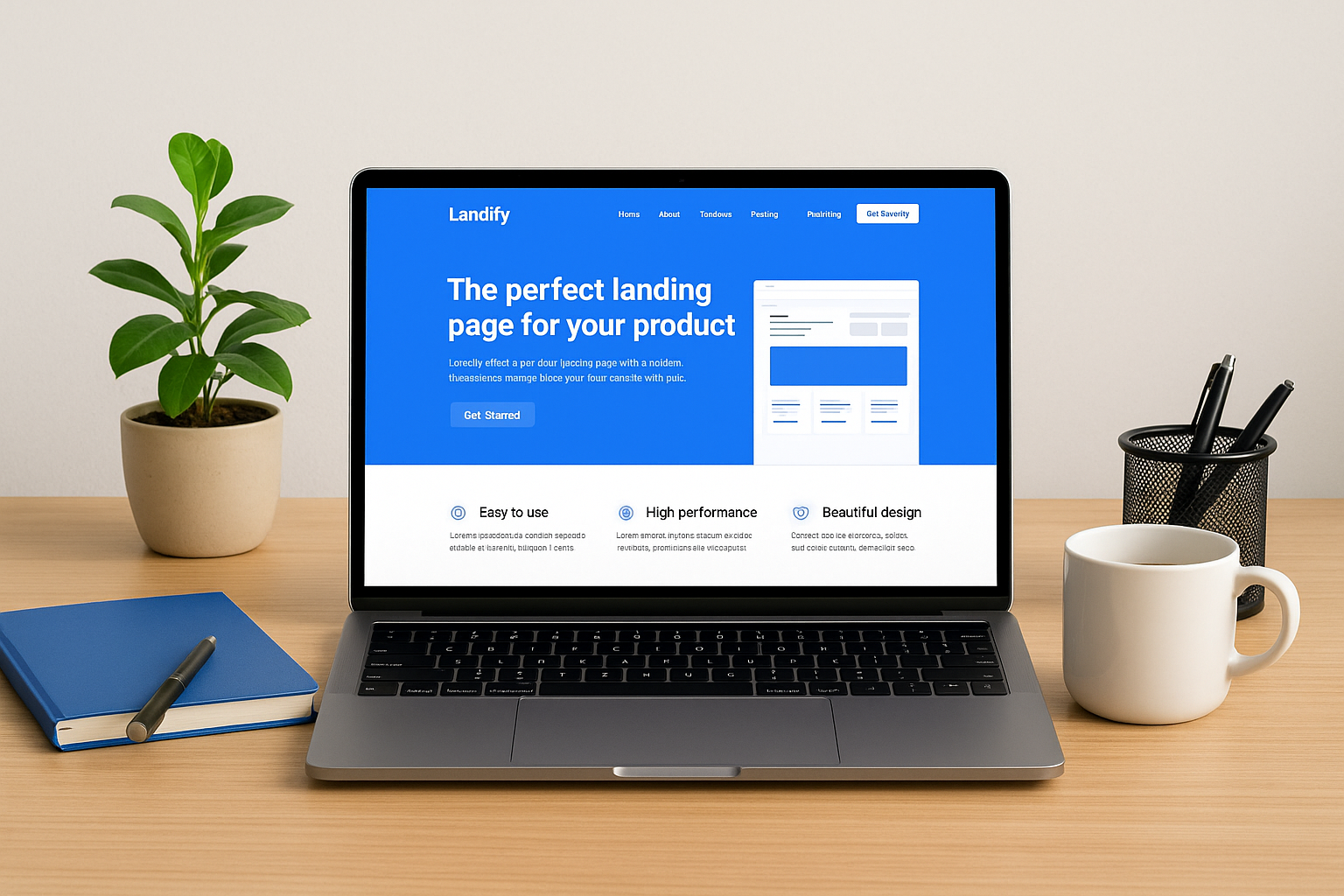 1. Landify Landing Page UI Kit v2