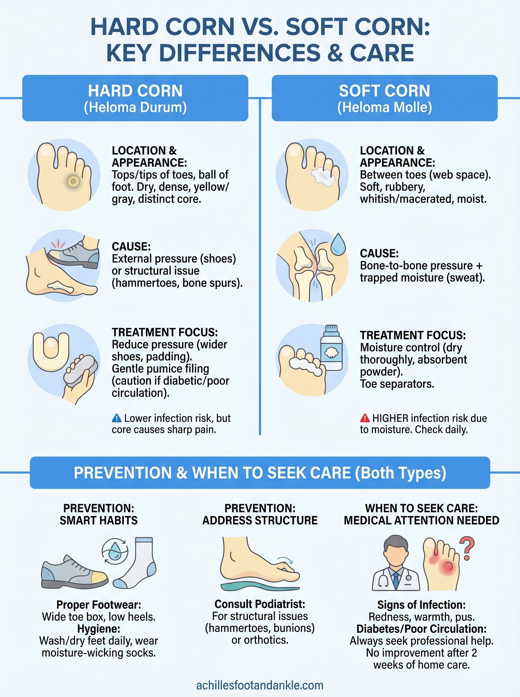 hard corn vs soft corn infographic