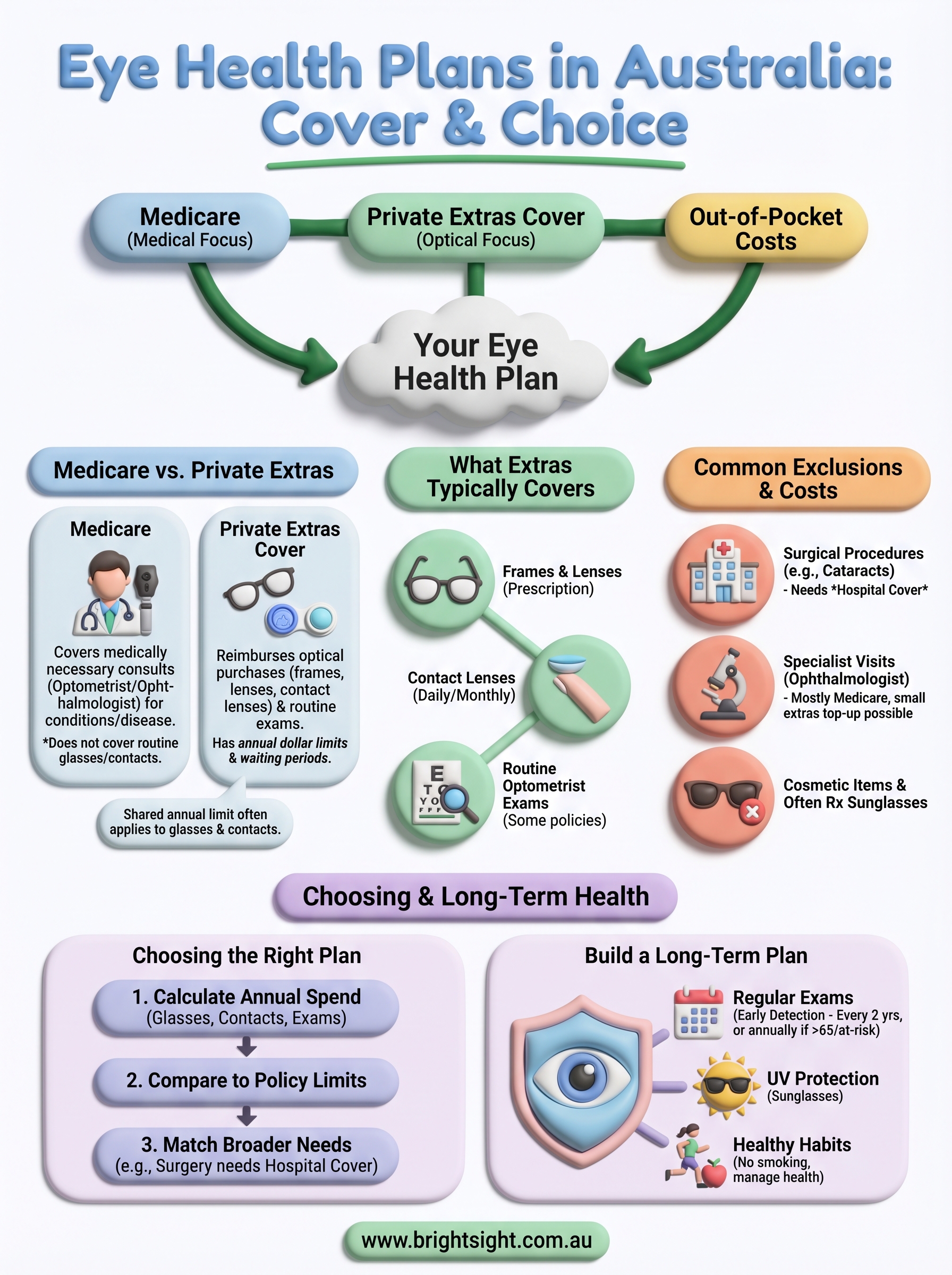 eye health plan infographic