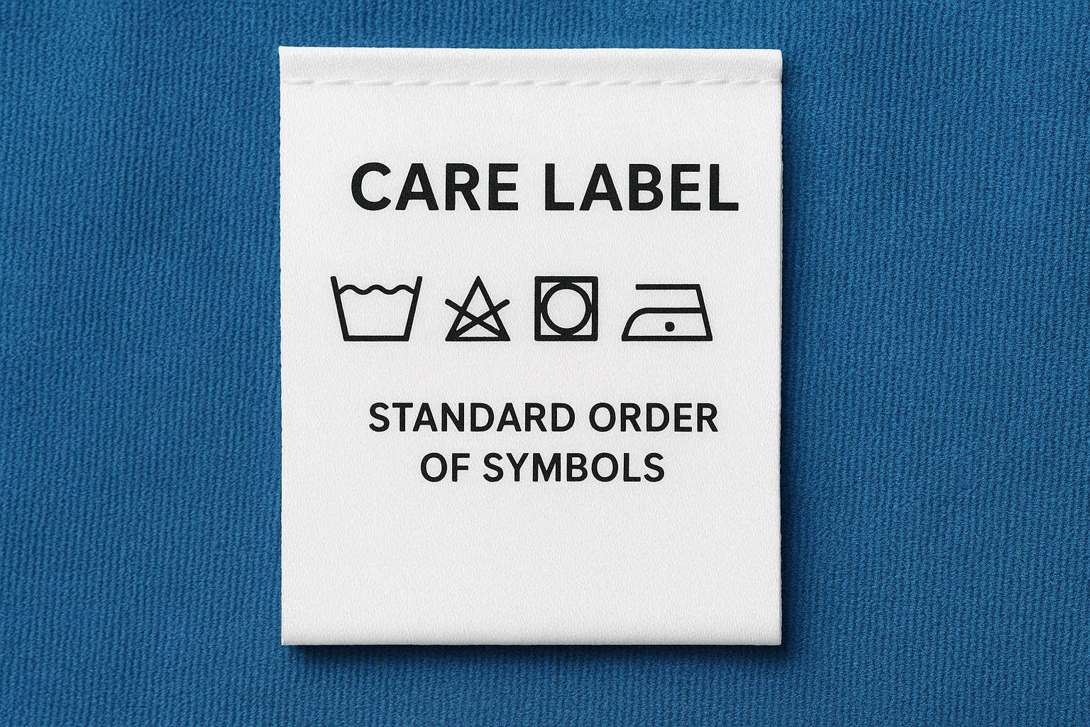 The standard order of symbols