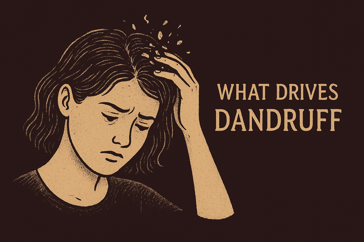 What drives dandruff