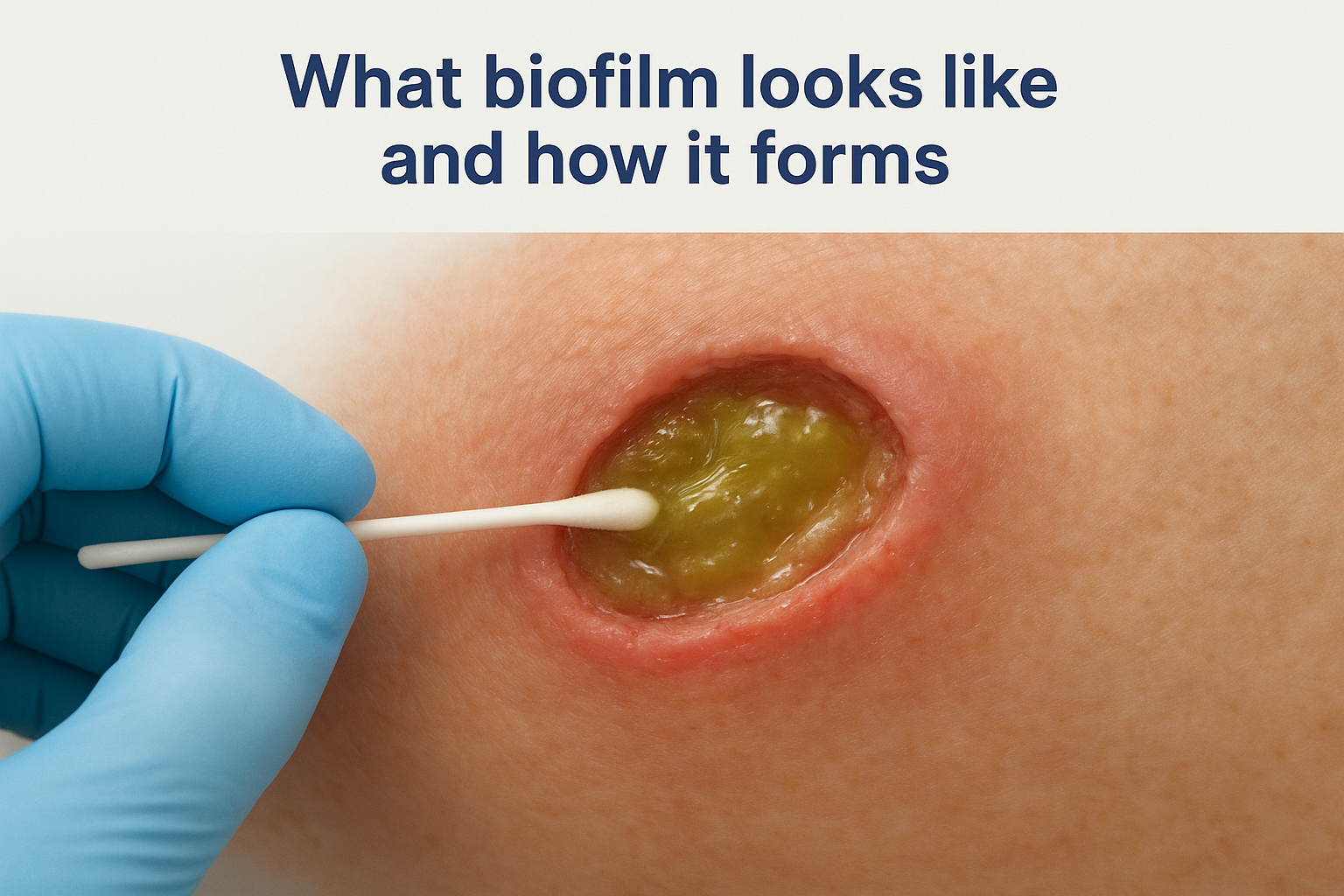 What biofilm looks like and how it forms