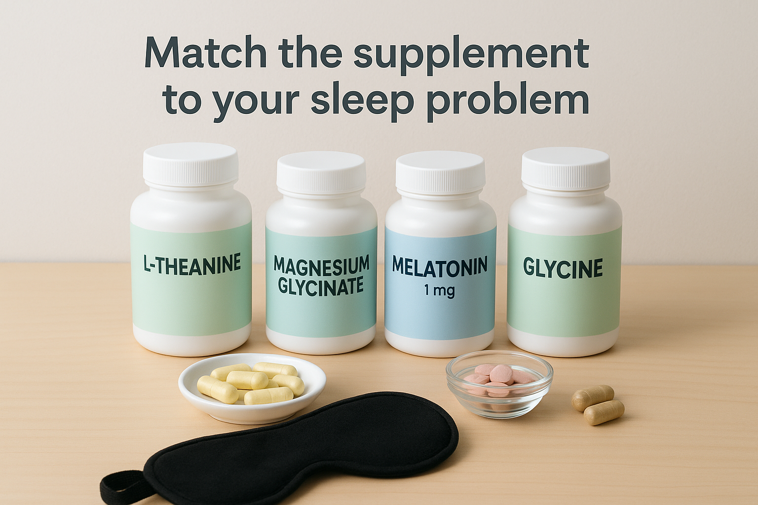 Match the supplement to your sleep problem