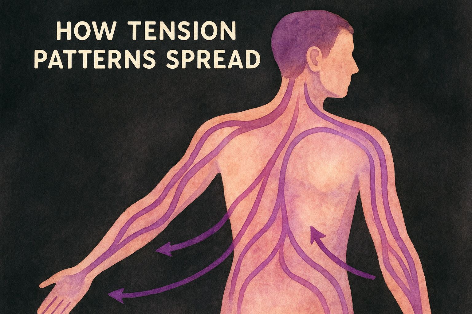 How tension patterns spread