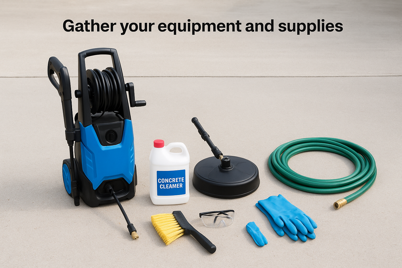 Gather your equipment and supplies