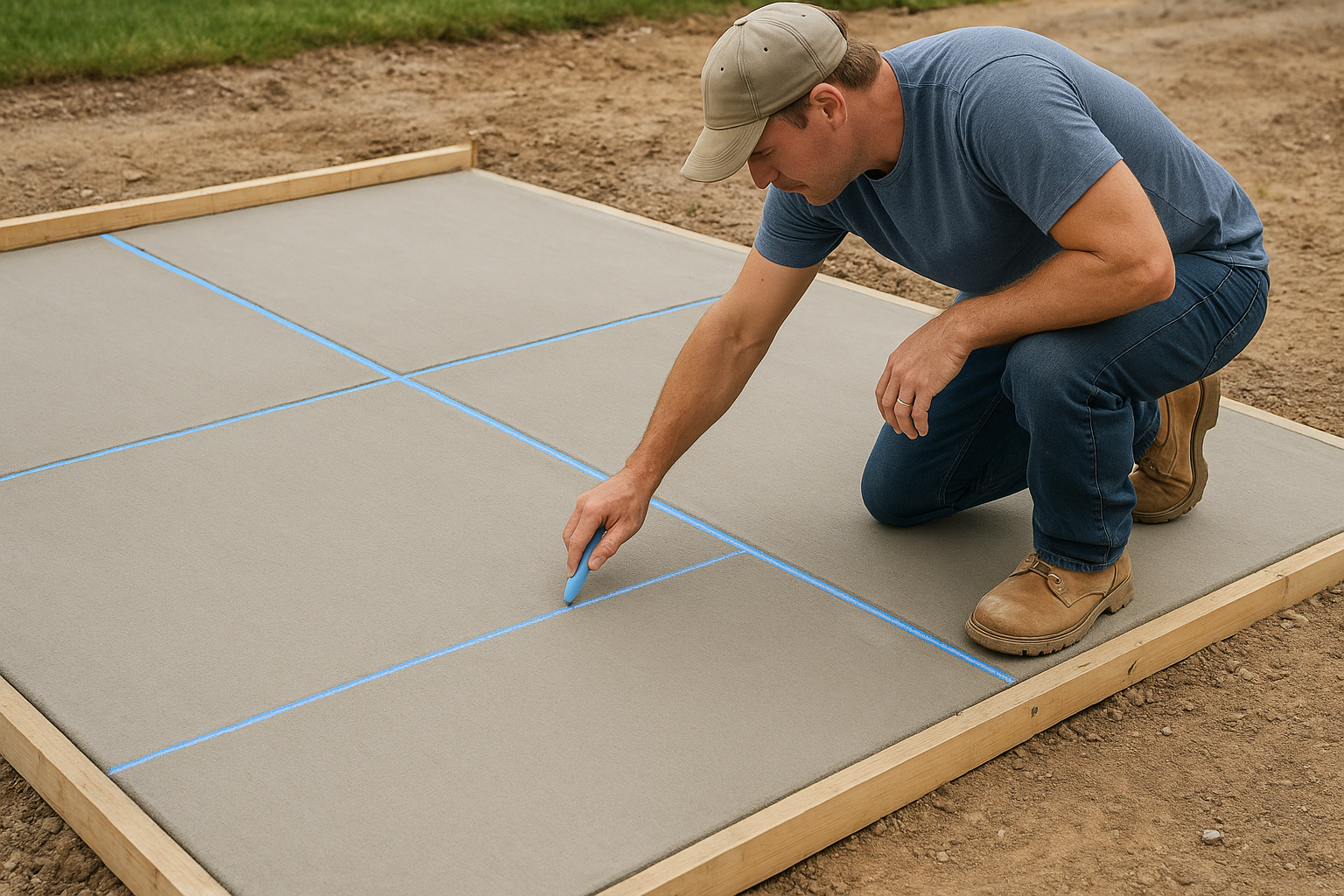 Divide the field into panels