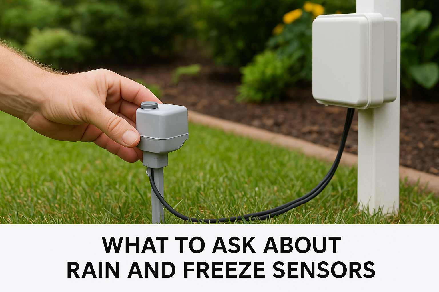What to ask about rain and freeze sensors