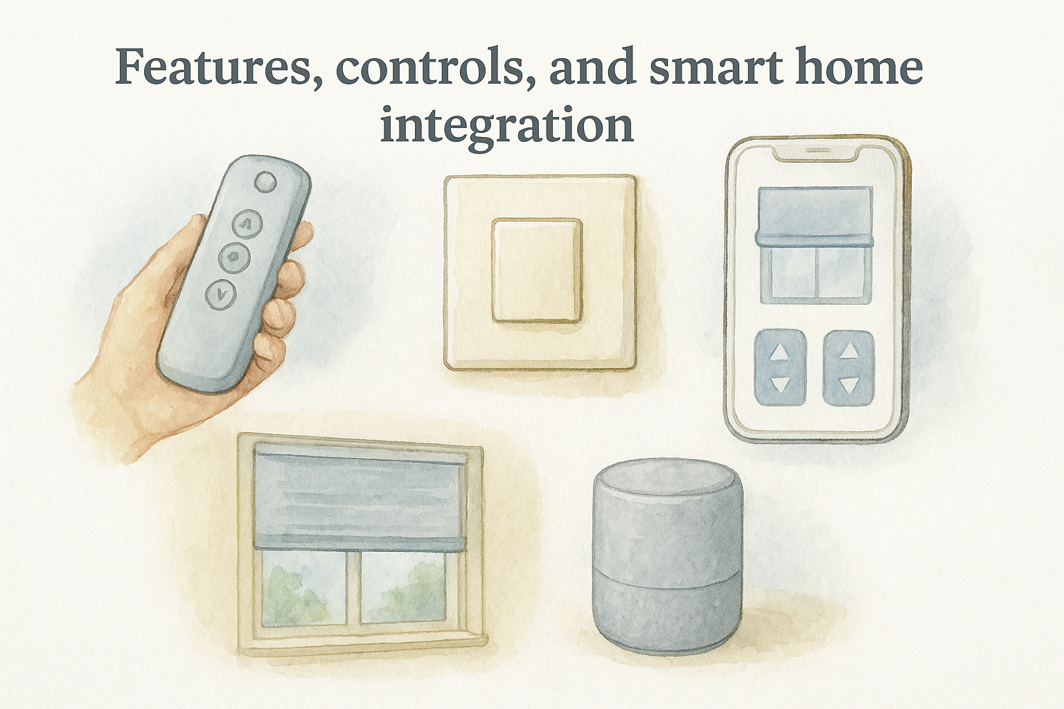 Features, controls, and smart home integration
