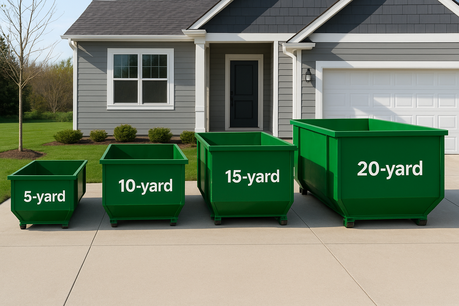 The four standard sizes