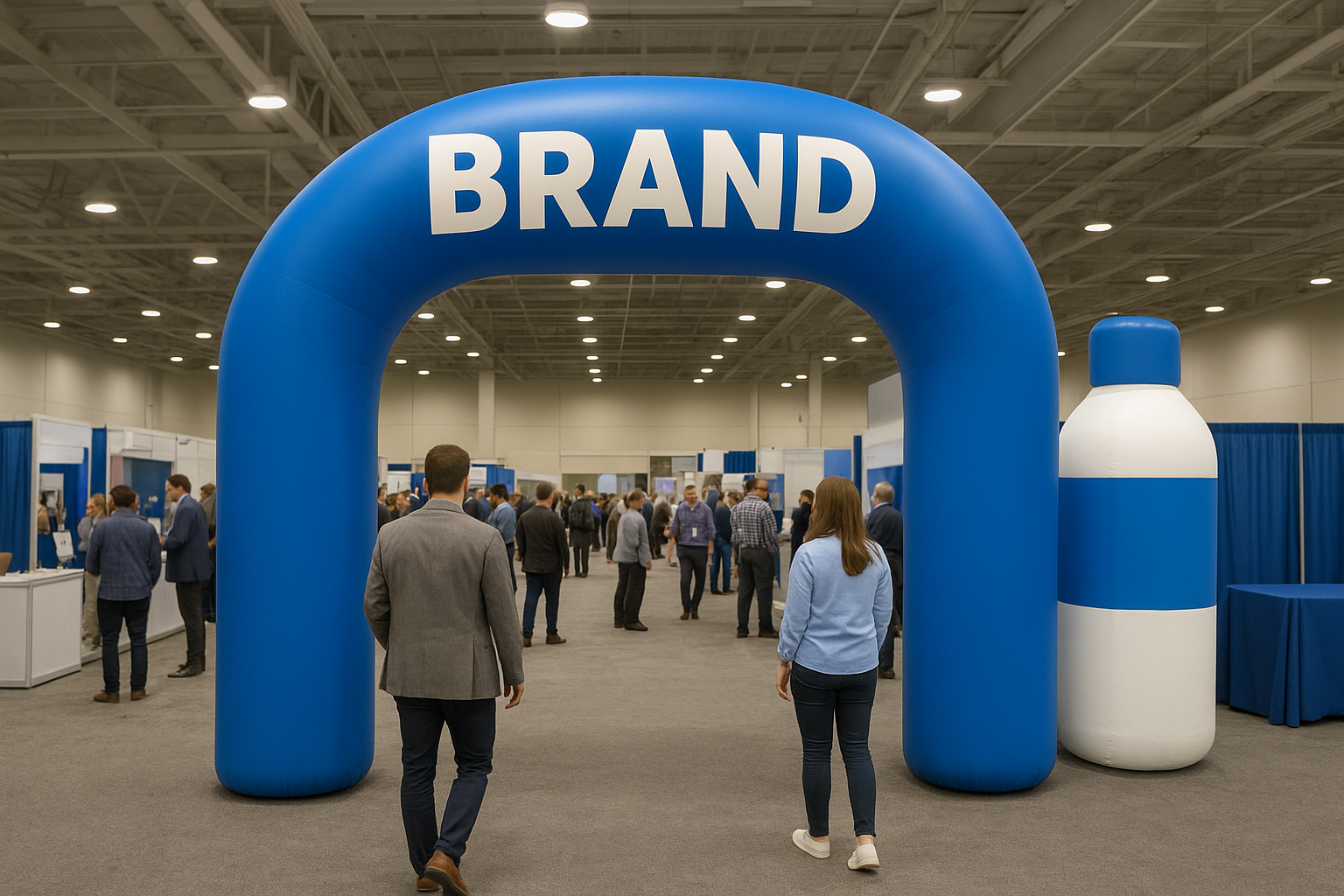 5 Trade Show Signage Ideas To Make Your Booth Unmissable - TMP Inflatables