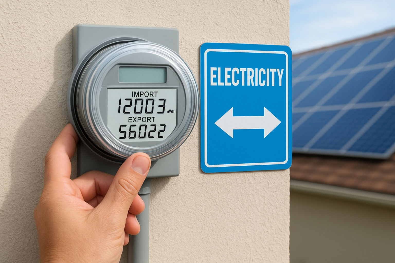 How your meter tracks electricity in both directions