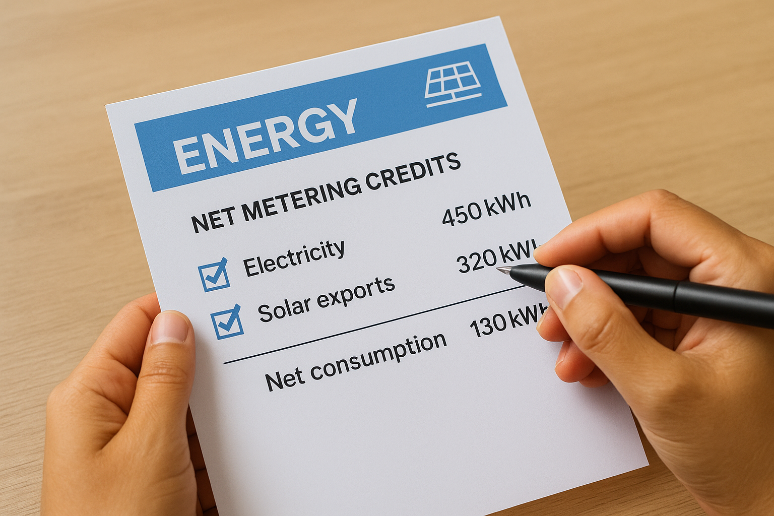 How net metering credits show up on your bill