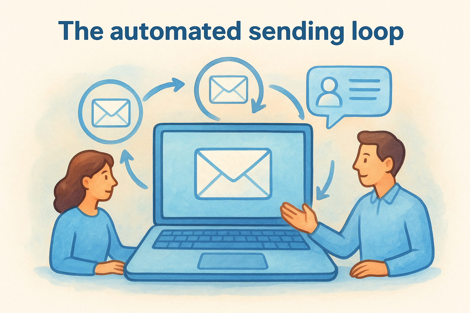 The automated sending loop
