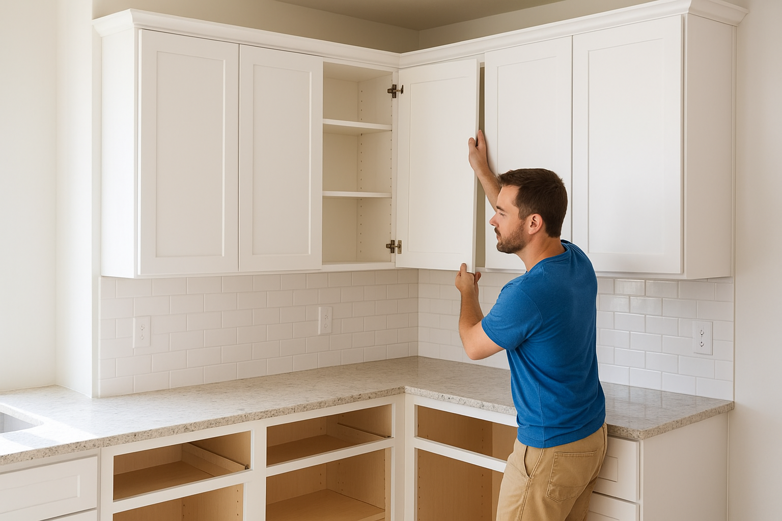 1. Choose a custom cabinet build for a perfect fit