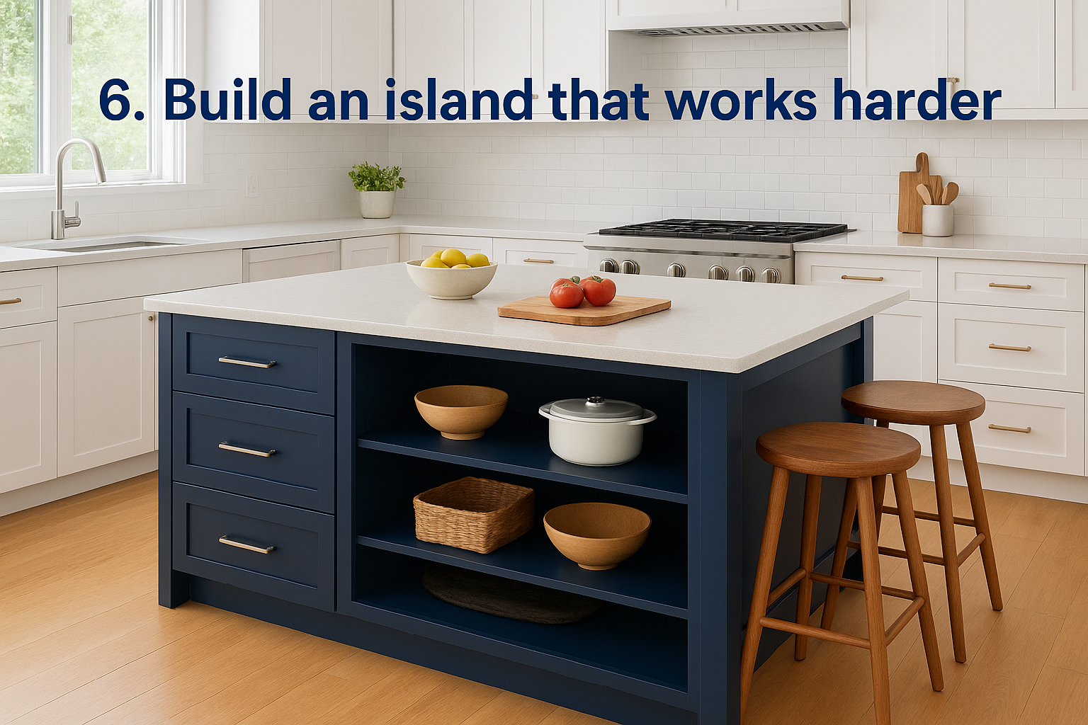 6. Build an island that works harder