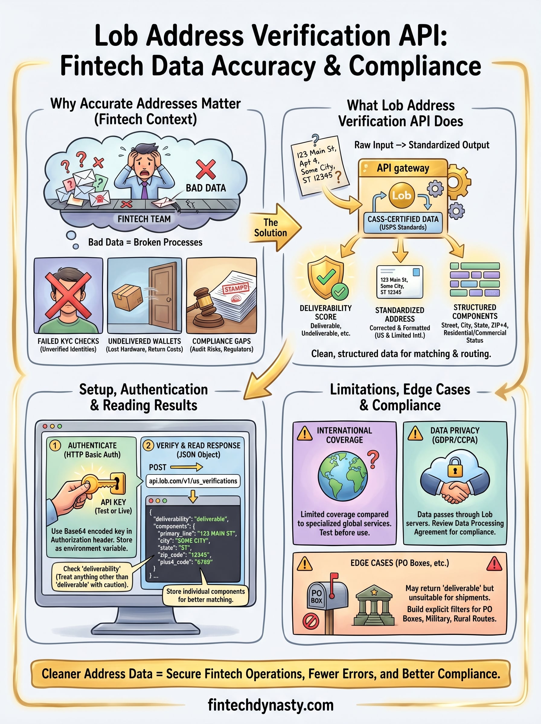 lob address verification api infographic