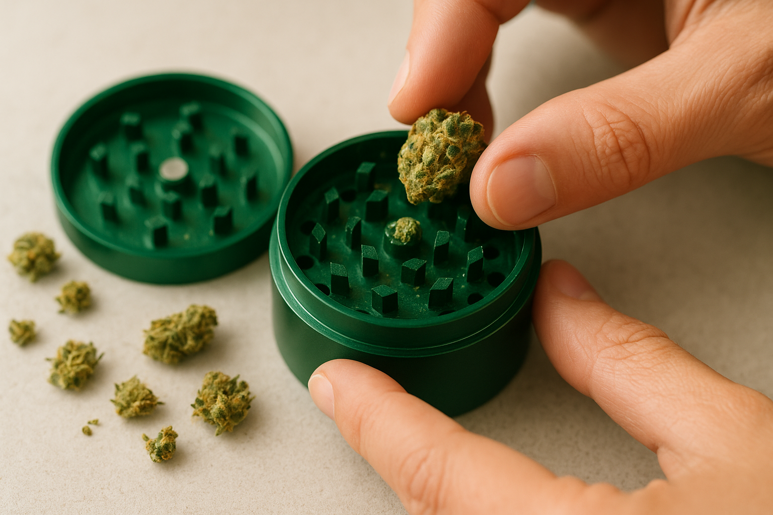 How to load the grinding chamber
