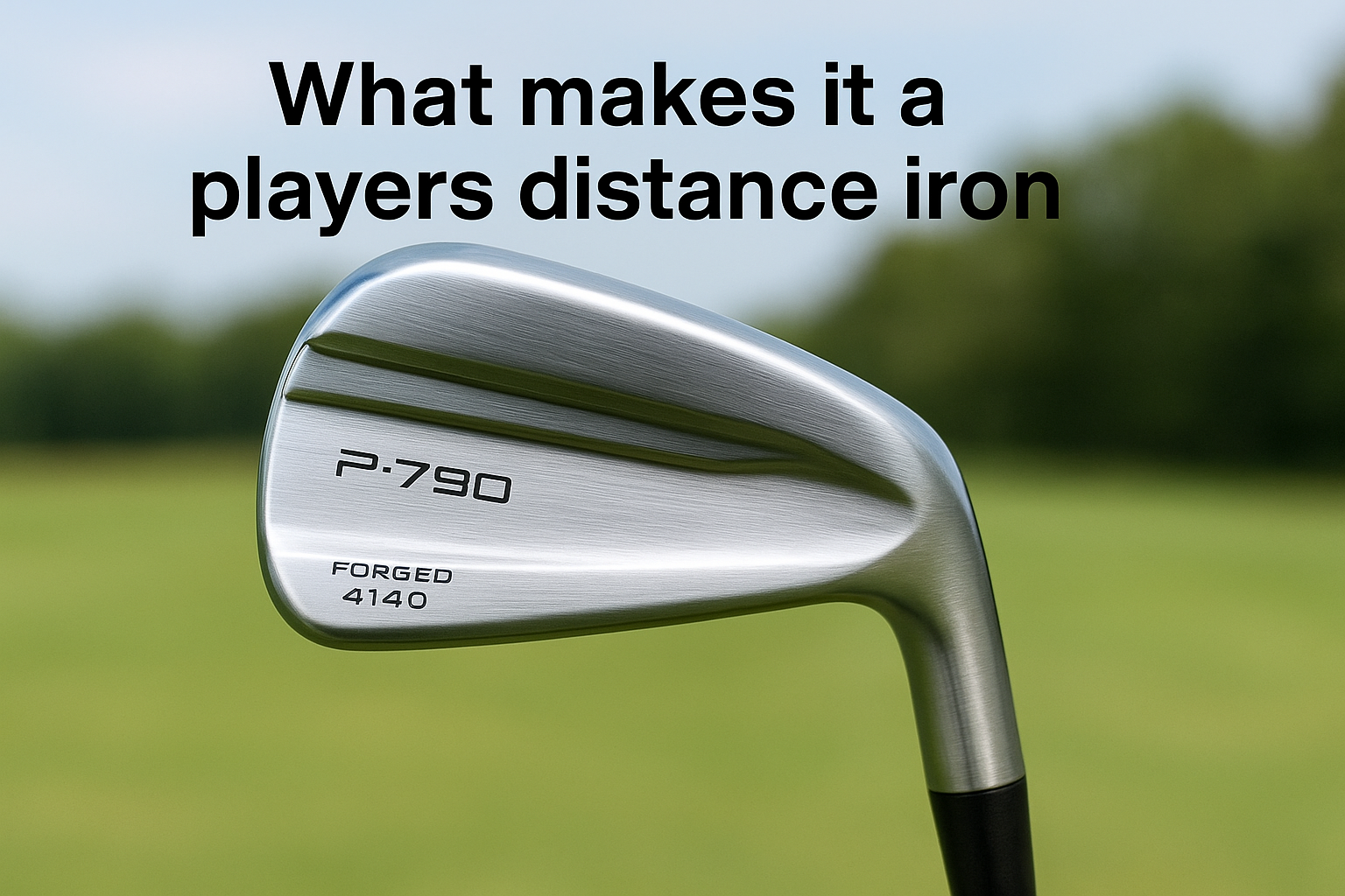 What makes it a players distance iron