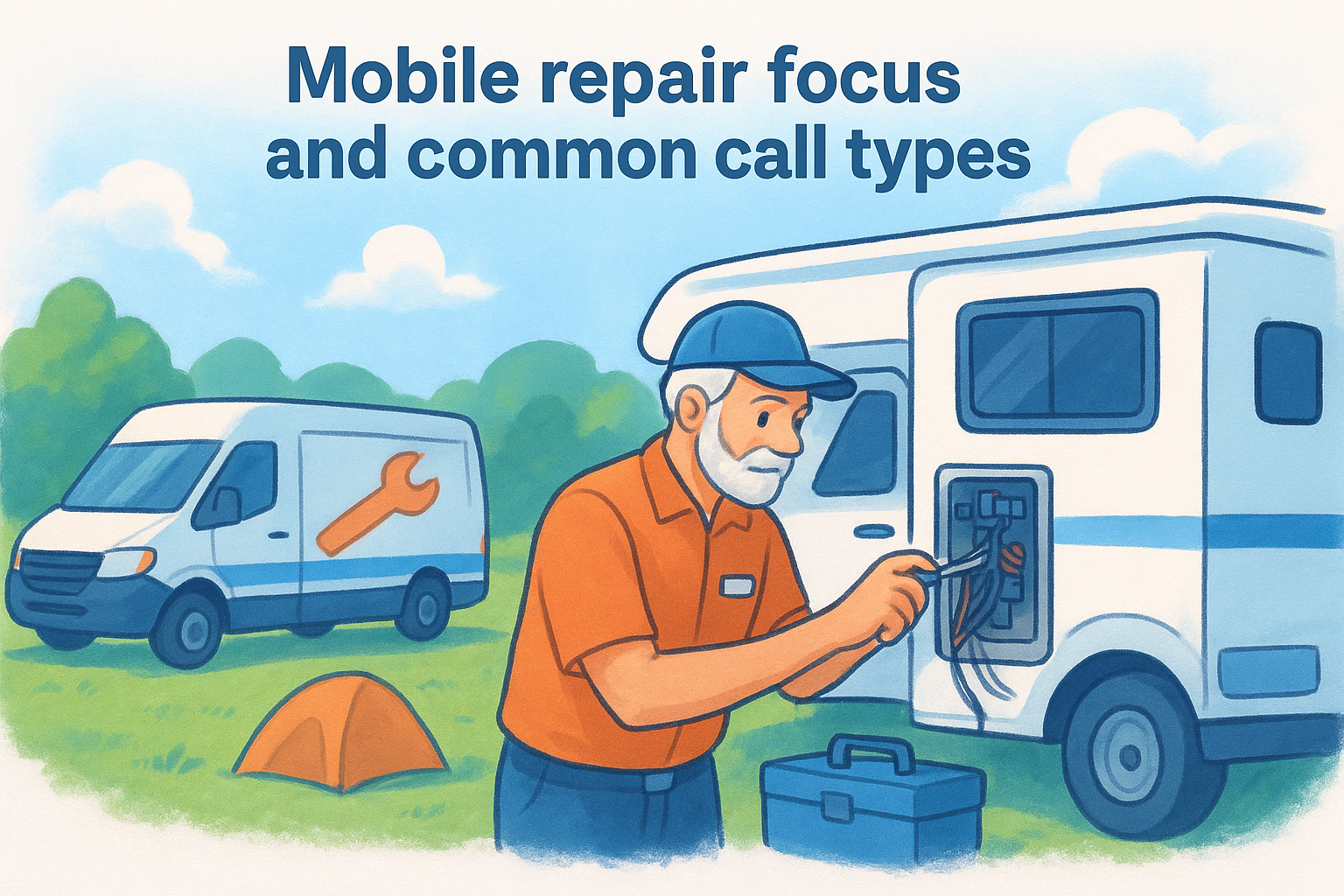 Mobile repair focus and common call types