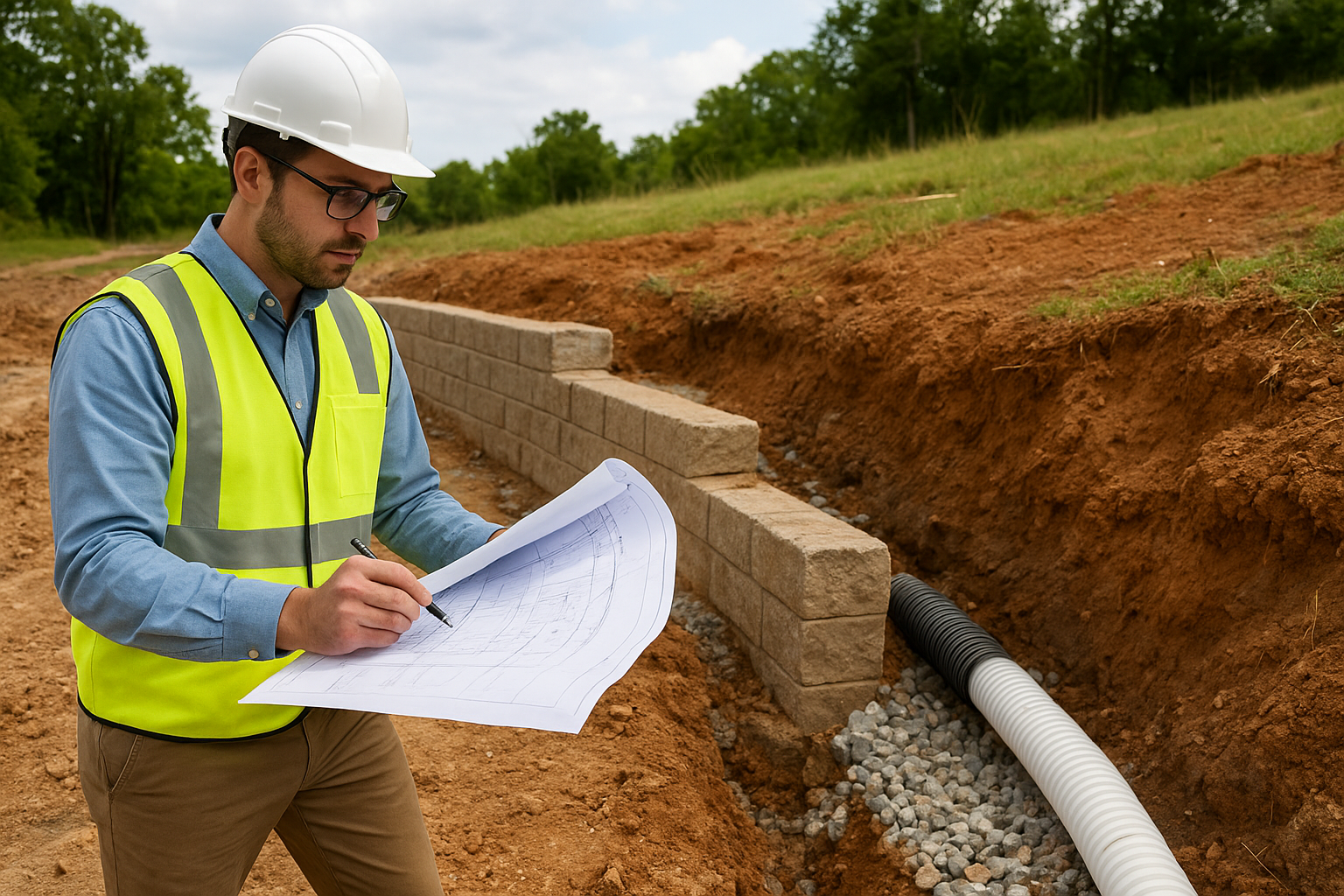 Structural and drainage work