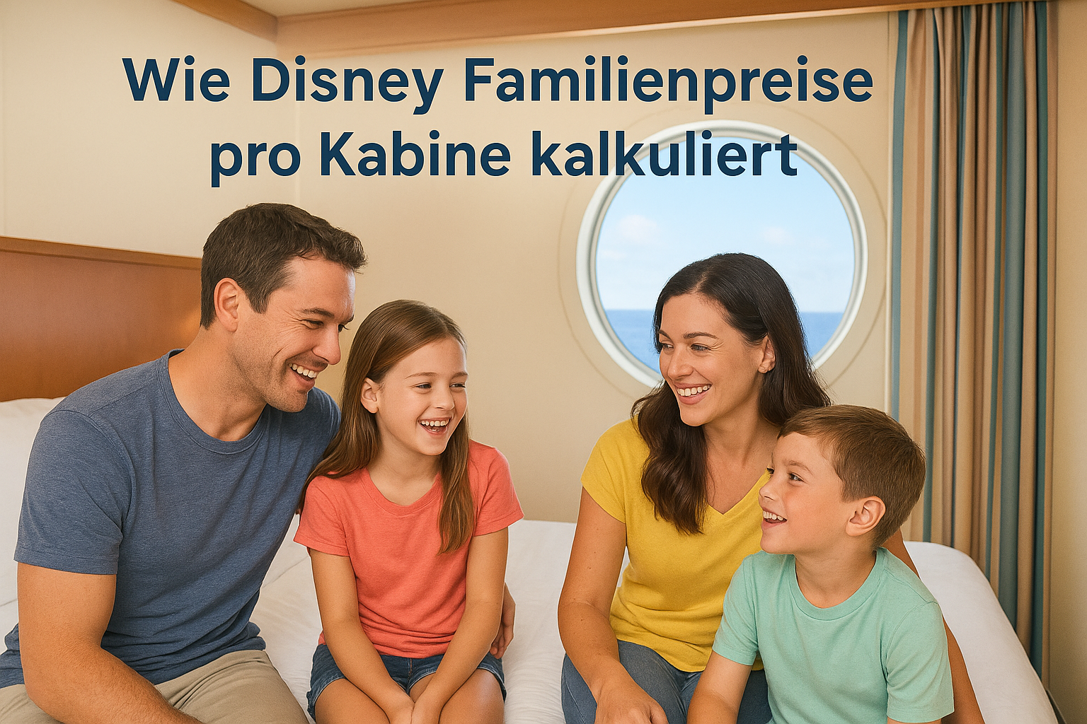 Wie Disney Familienpreise pro Kabine kalkuliert