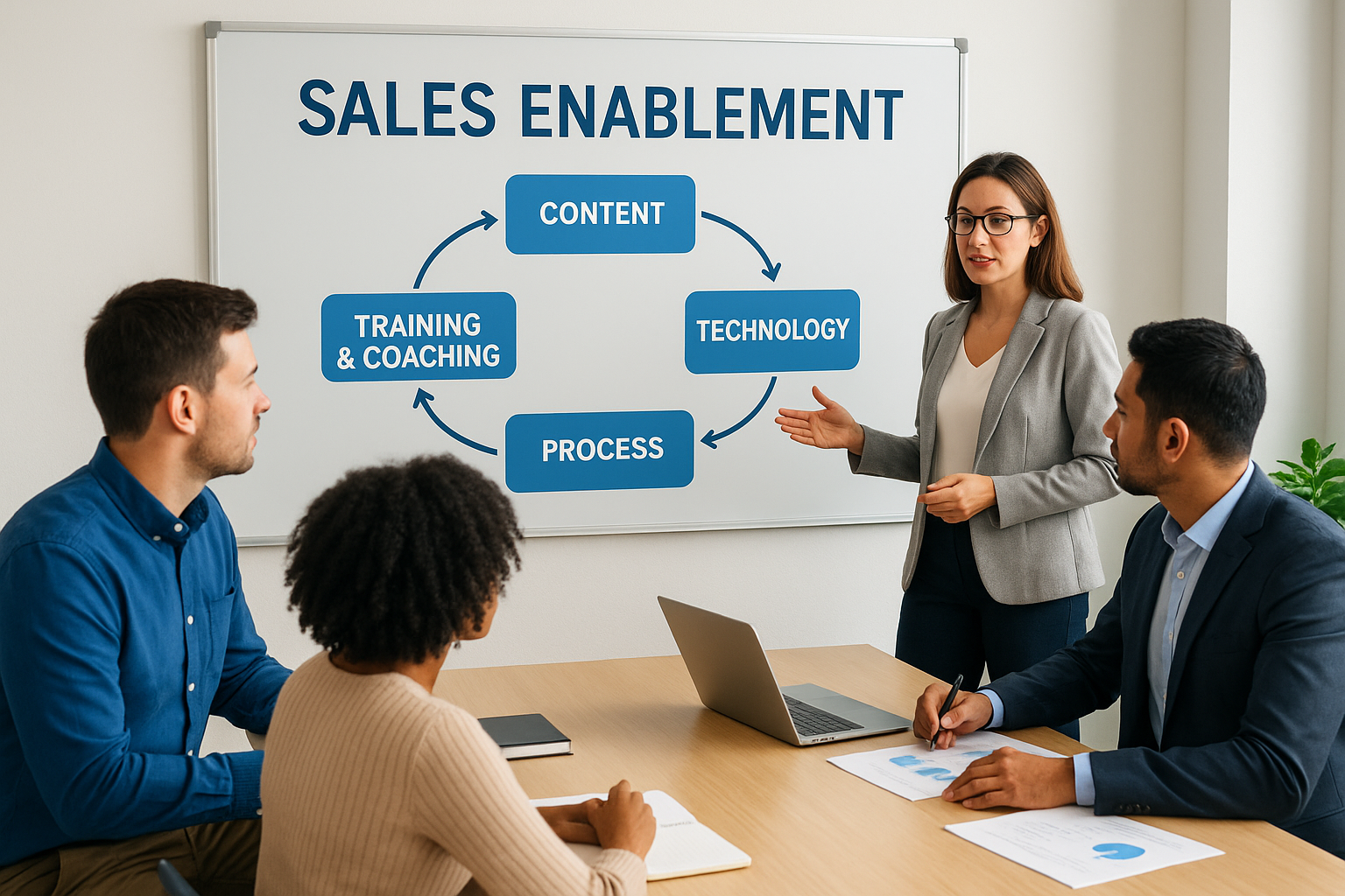 What sales enablement includes in practice