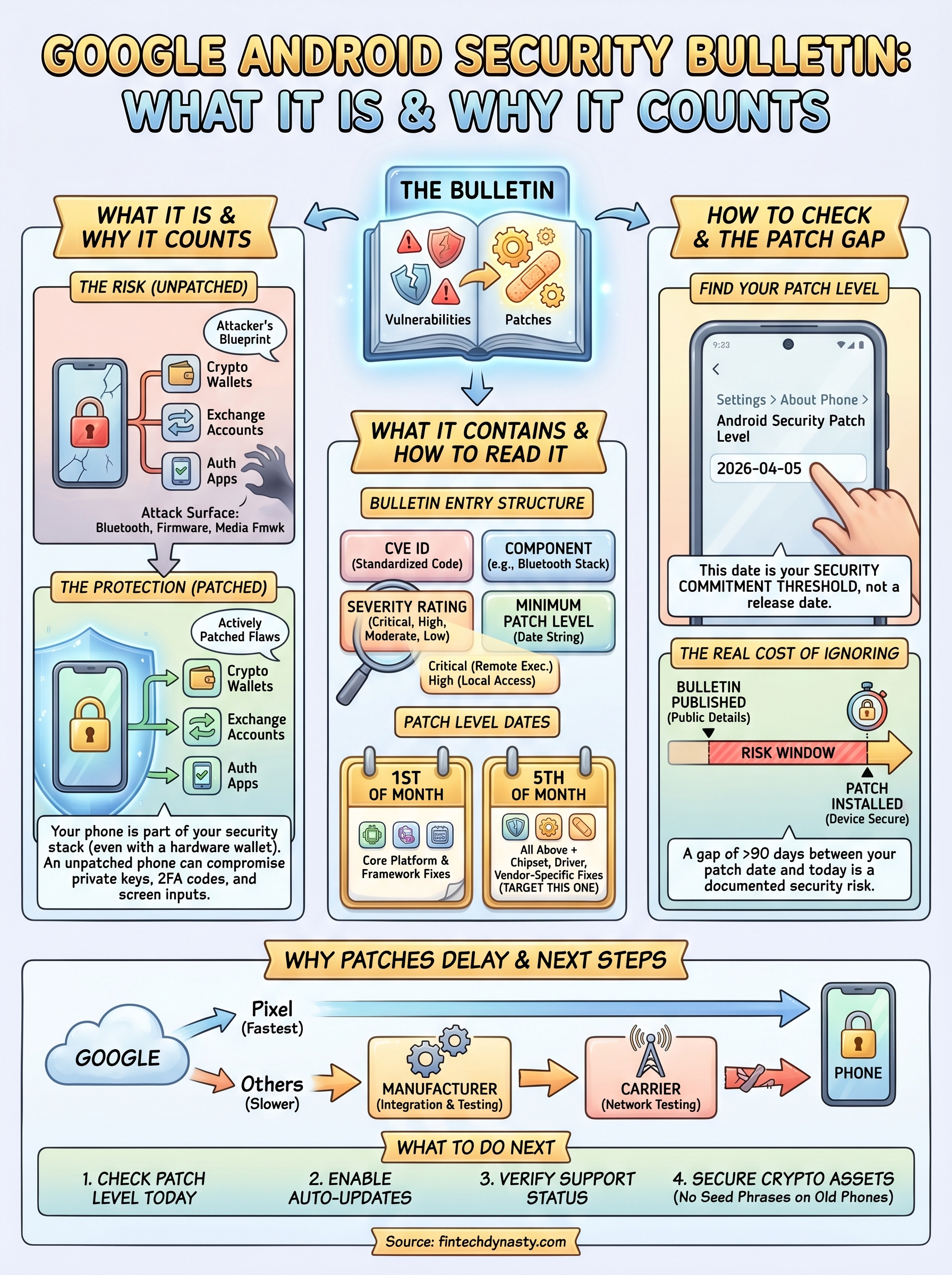 google android security bulletin infographic