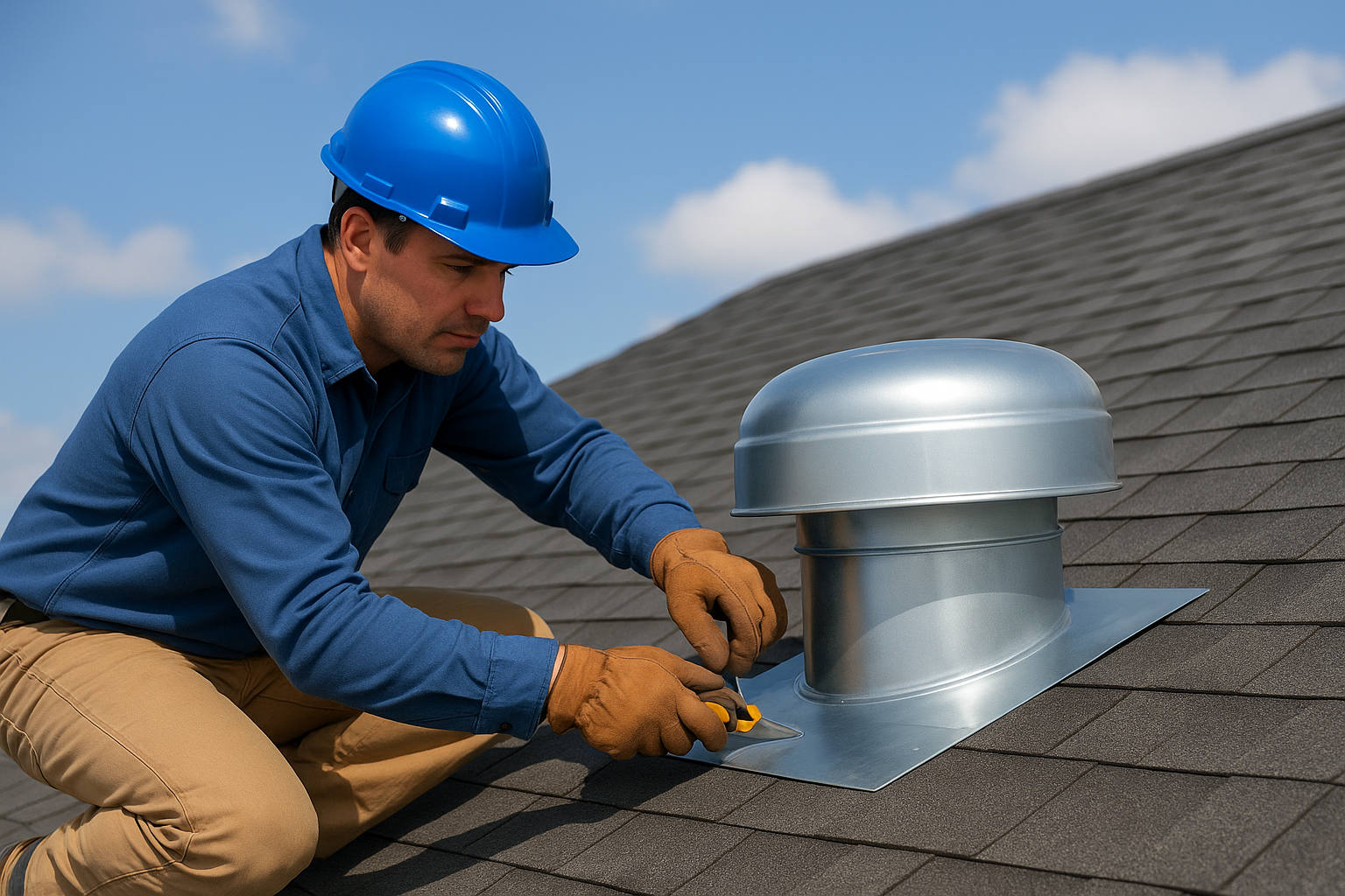Best fit for roof penetration work and leak-free flashing