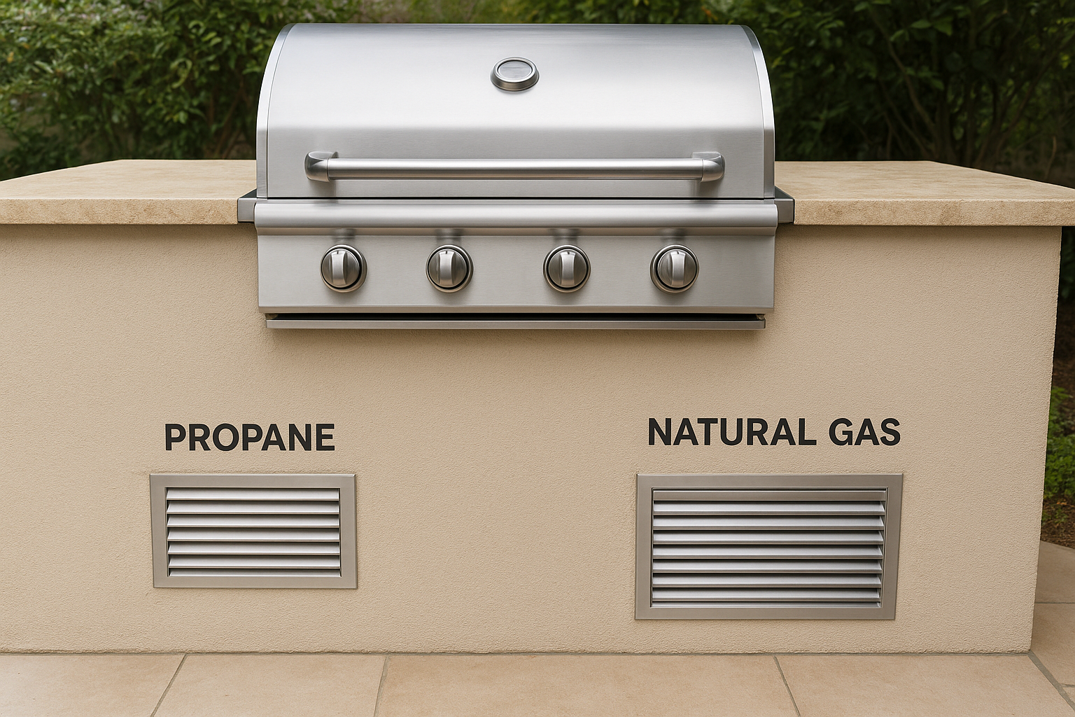 Vent placement based on gas type