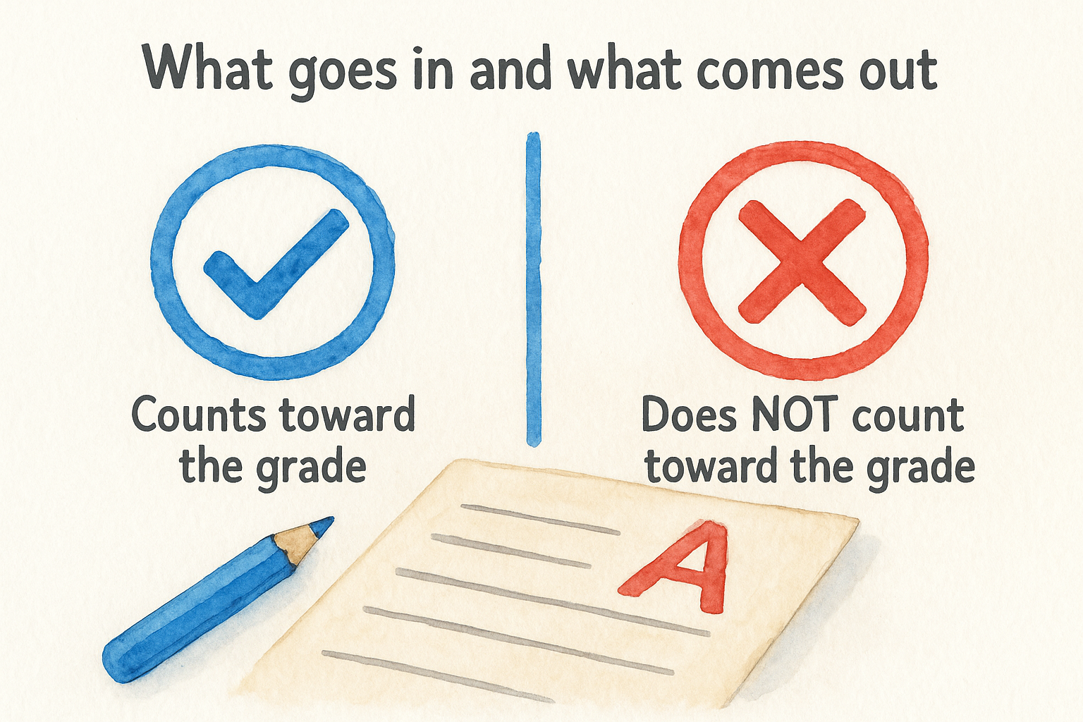 What goes in and what comes out