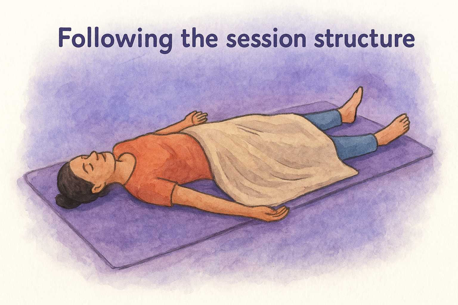 Following the session structure