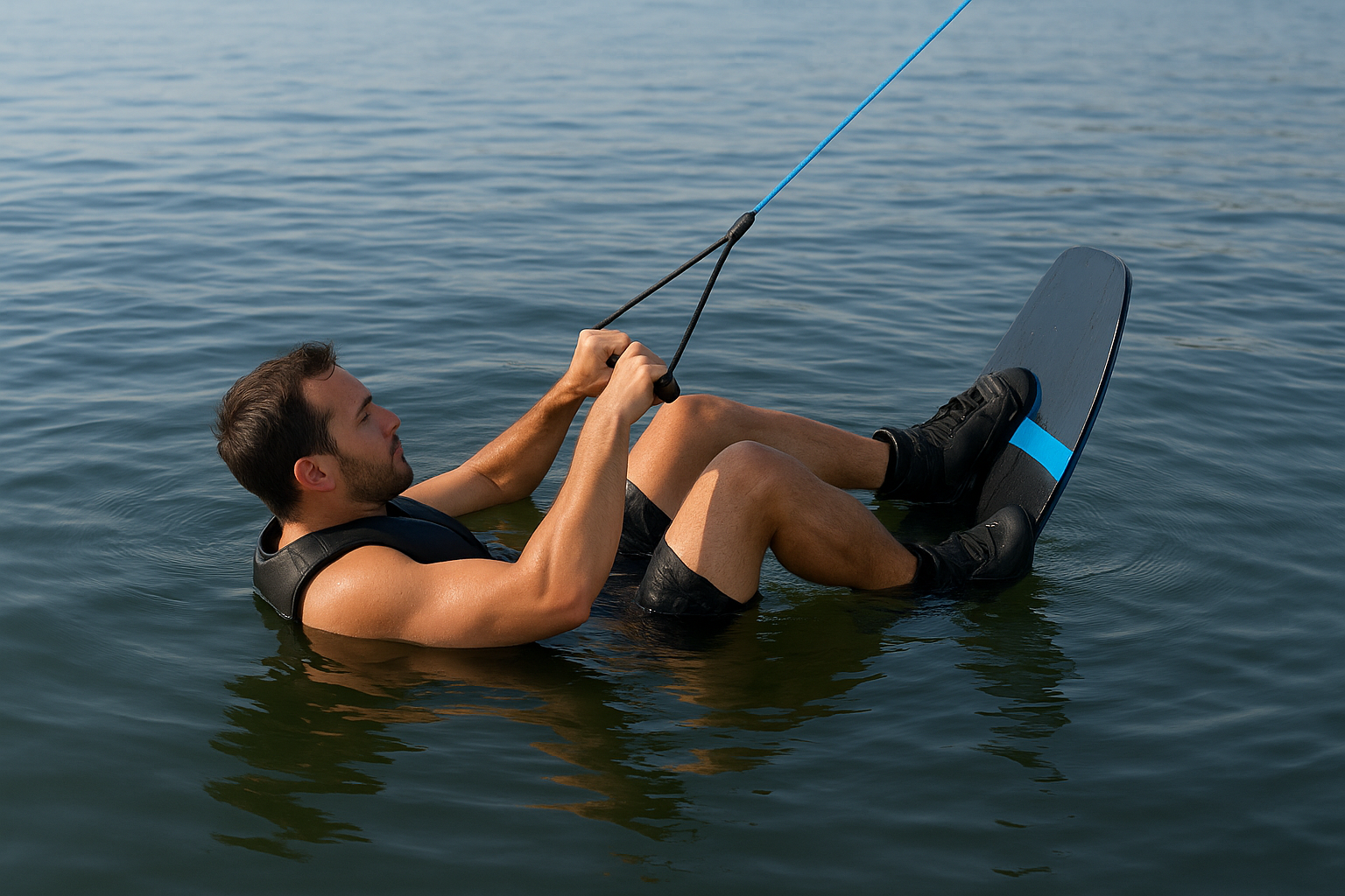 How to float in the starting position